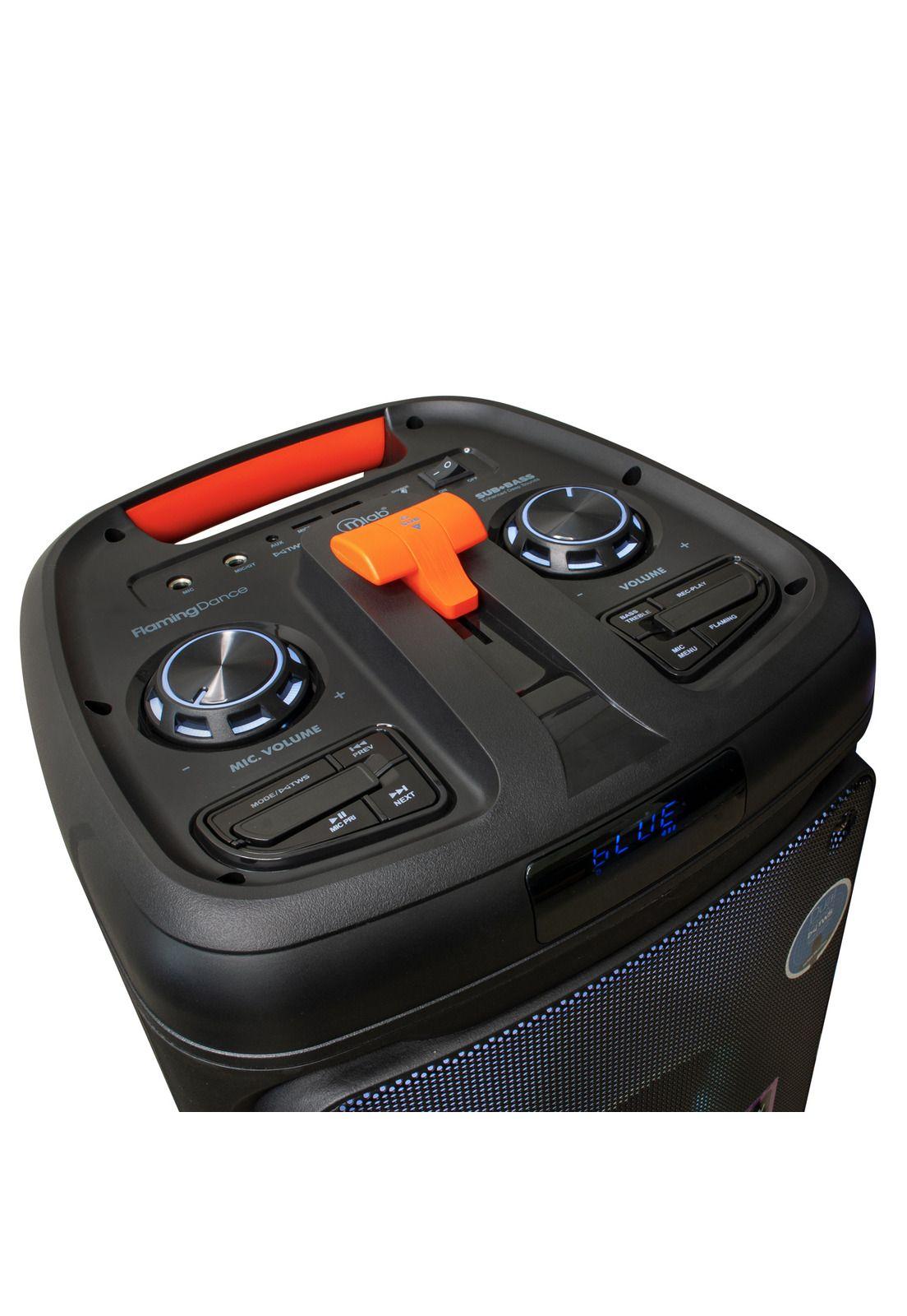 Parlante Portatil Karaoke Mlab Flaming Dance-3