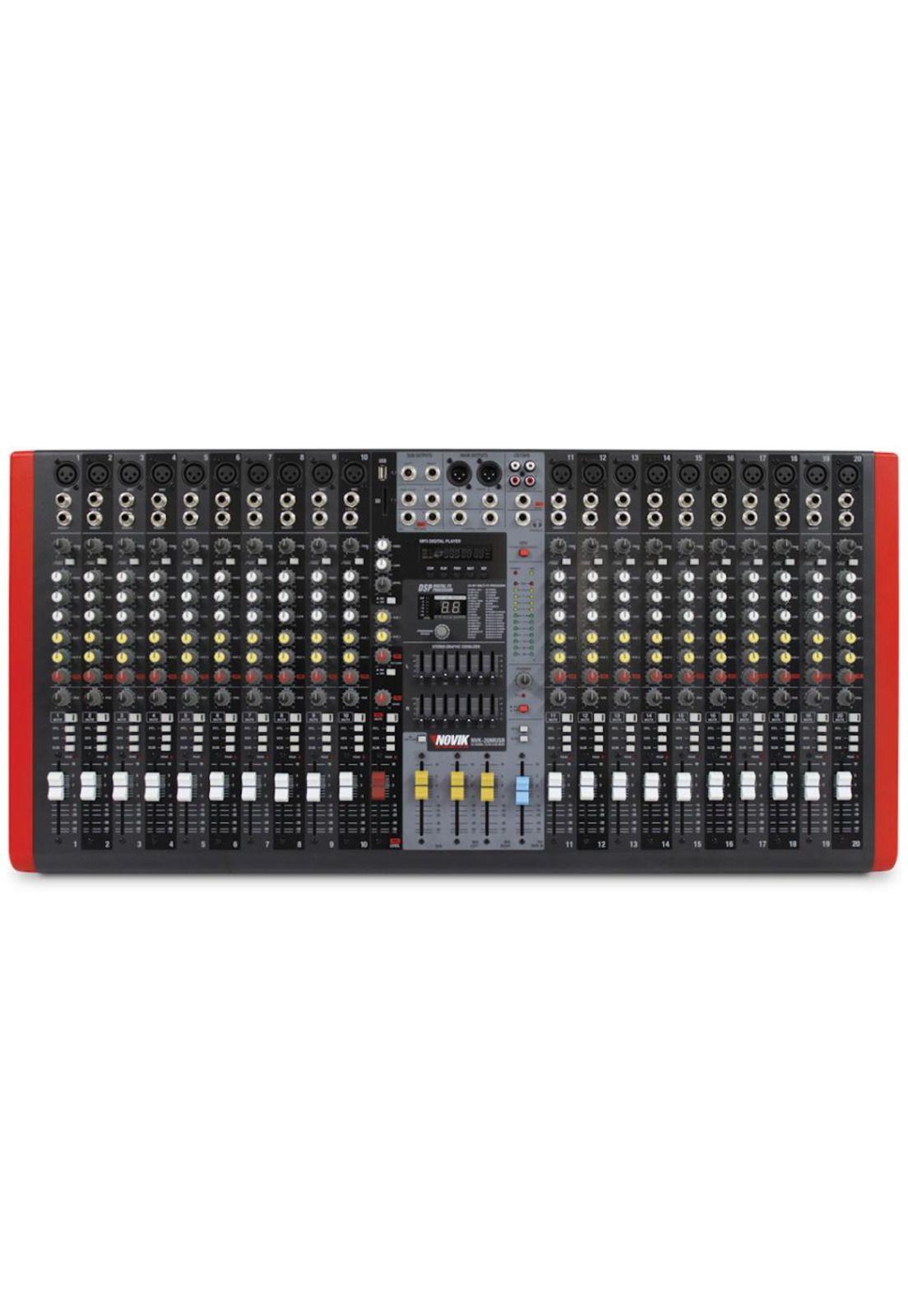 Mixer 20 canales Novik NVK-20M USB-0