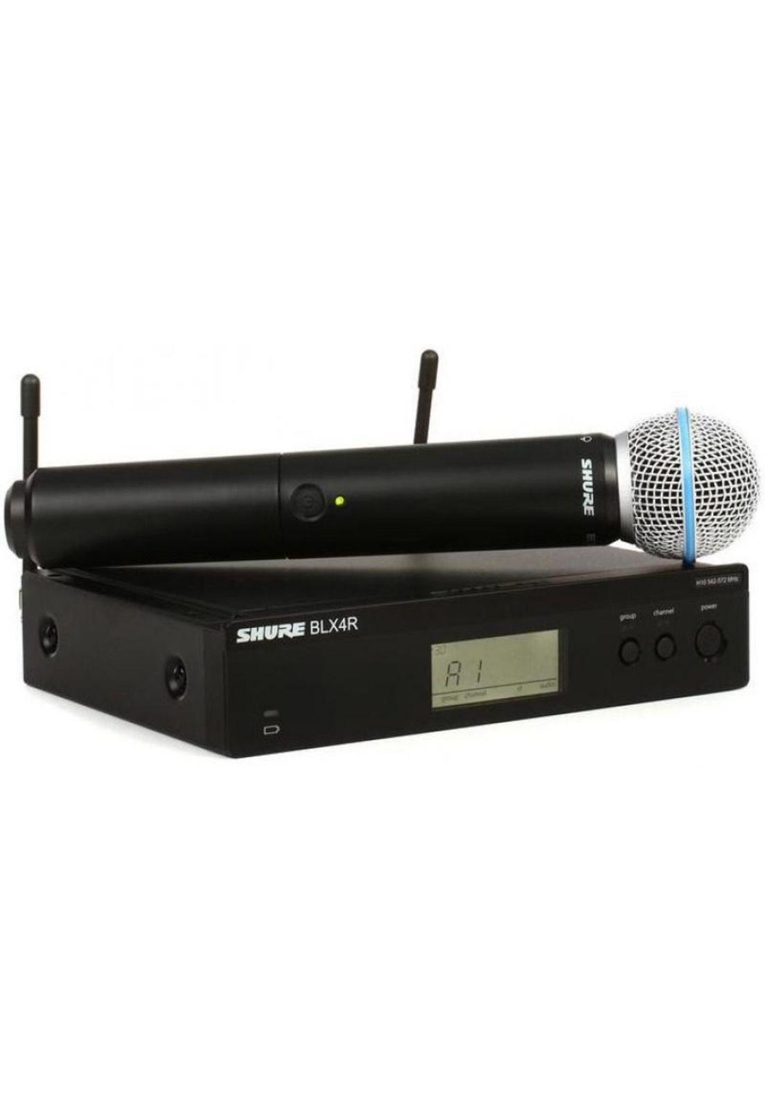 Microfono de Mano Rackeable Shure BLX24R/B58 GY-0