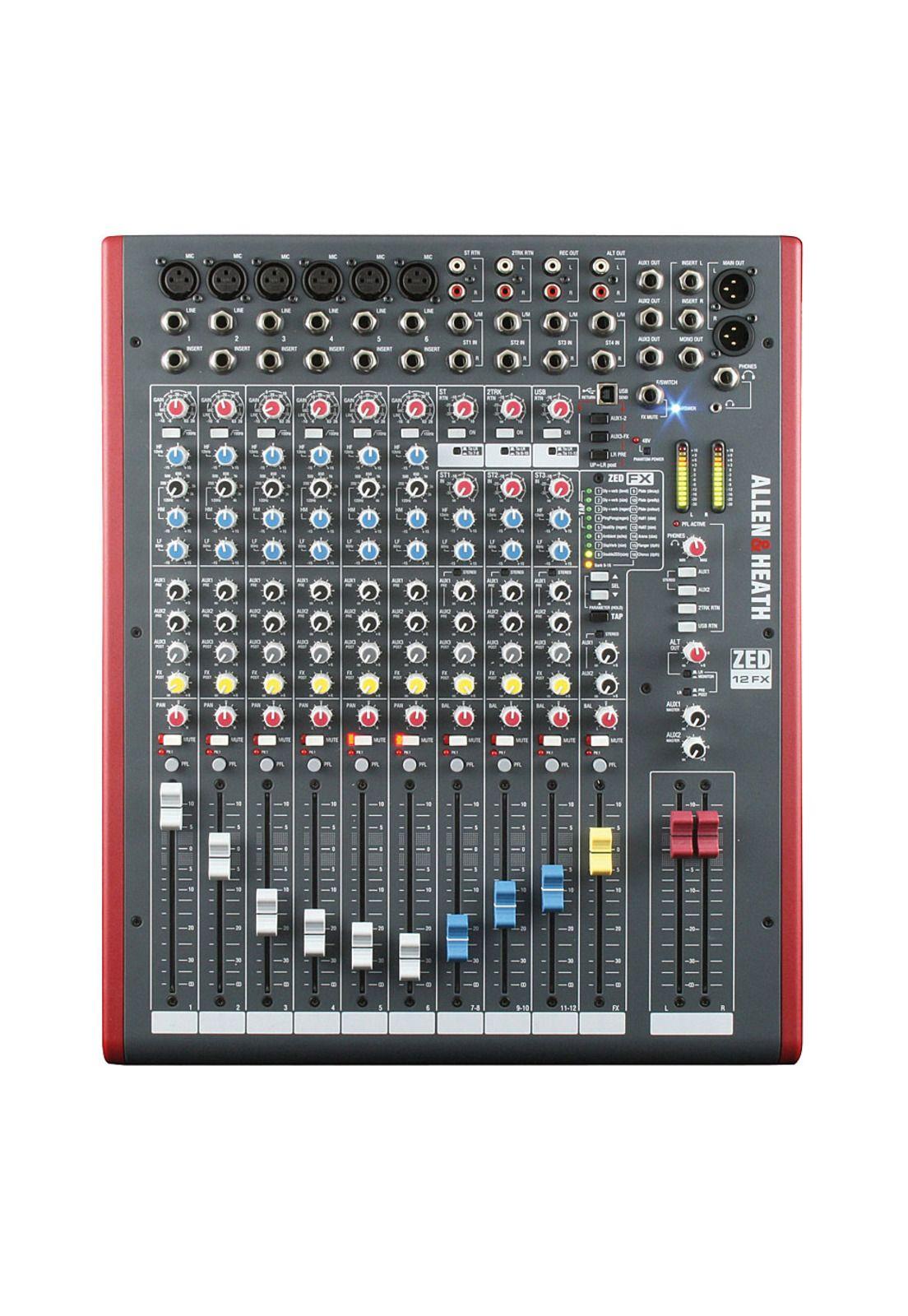 Mixer analogo 12 canales Allen & Heath ZED-12FX/X-2