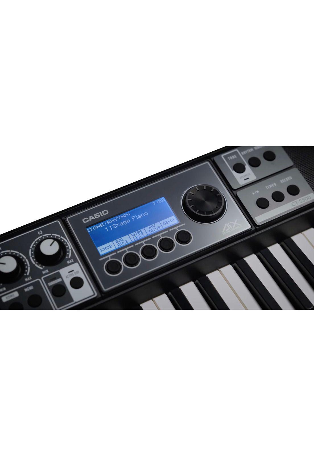 Teclado Casio CT-S500 con Adaptador Bluetooth-5