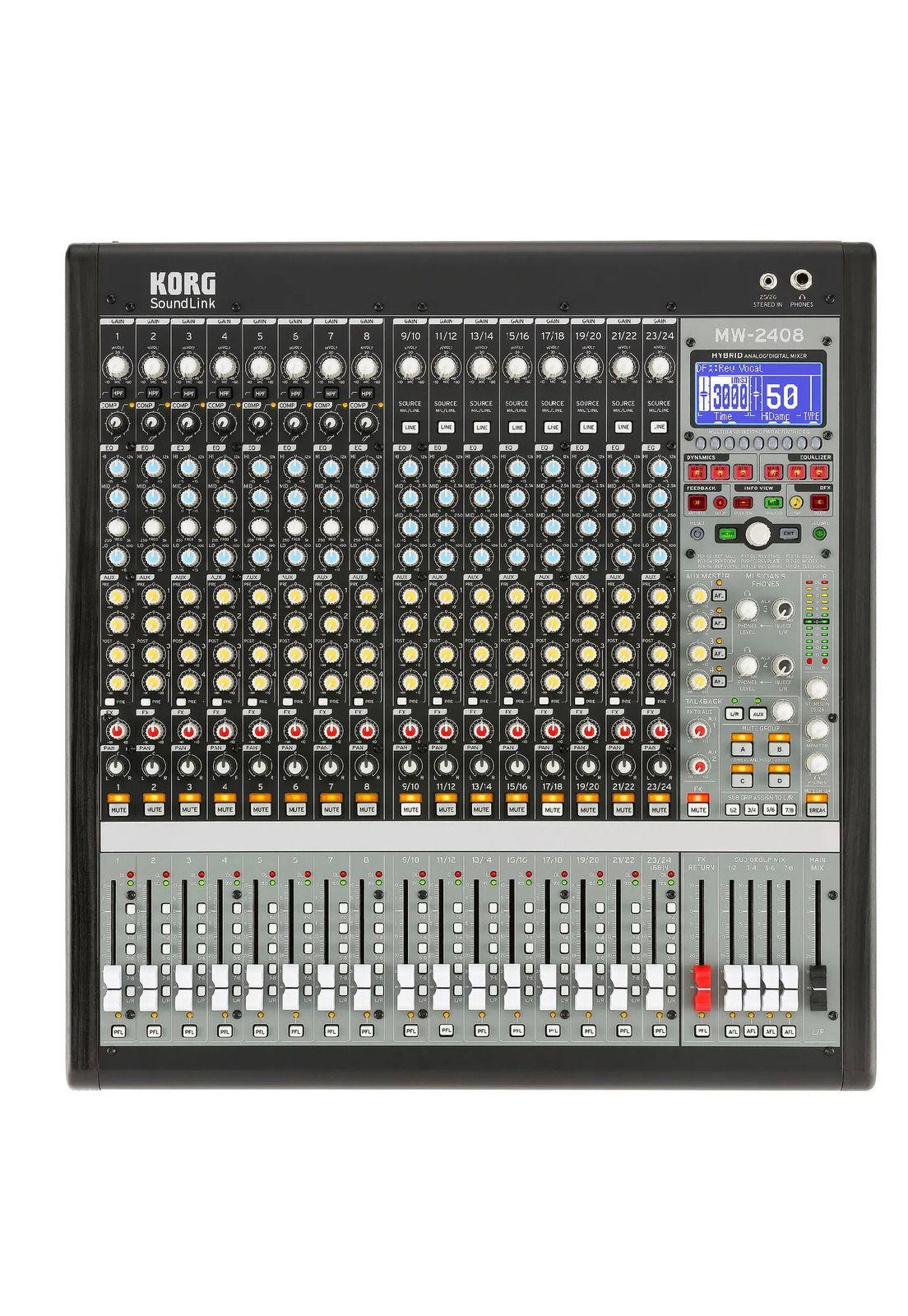 Mixer Hibrido Analogico-Digital Korg Soundlink MW-2408-0
