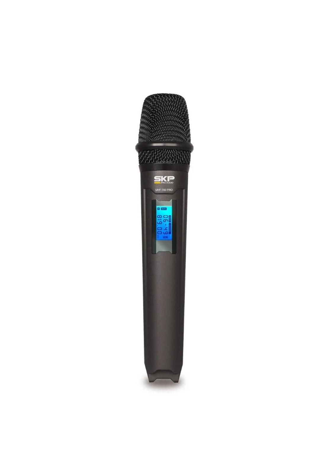 Sistema Inalambrico mano, lavalier y cintillo SKP UHF 700 Pro-2
