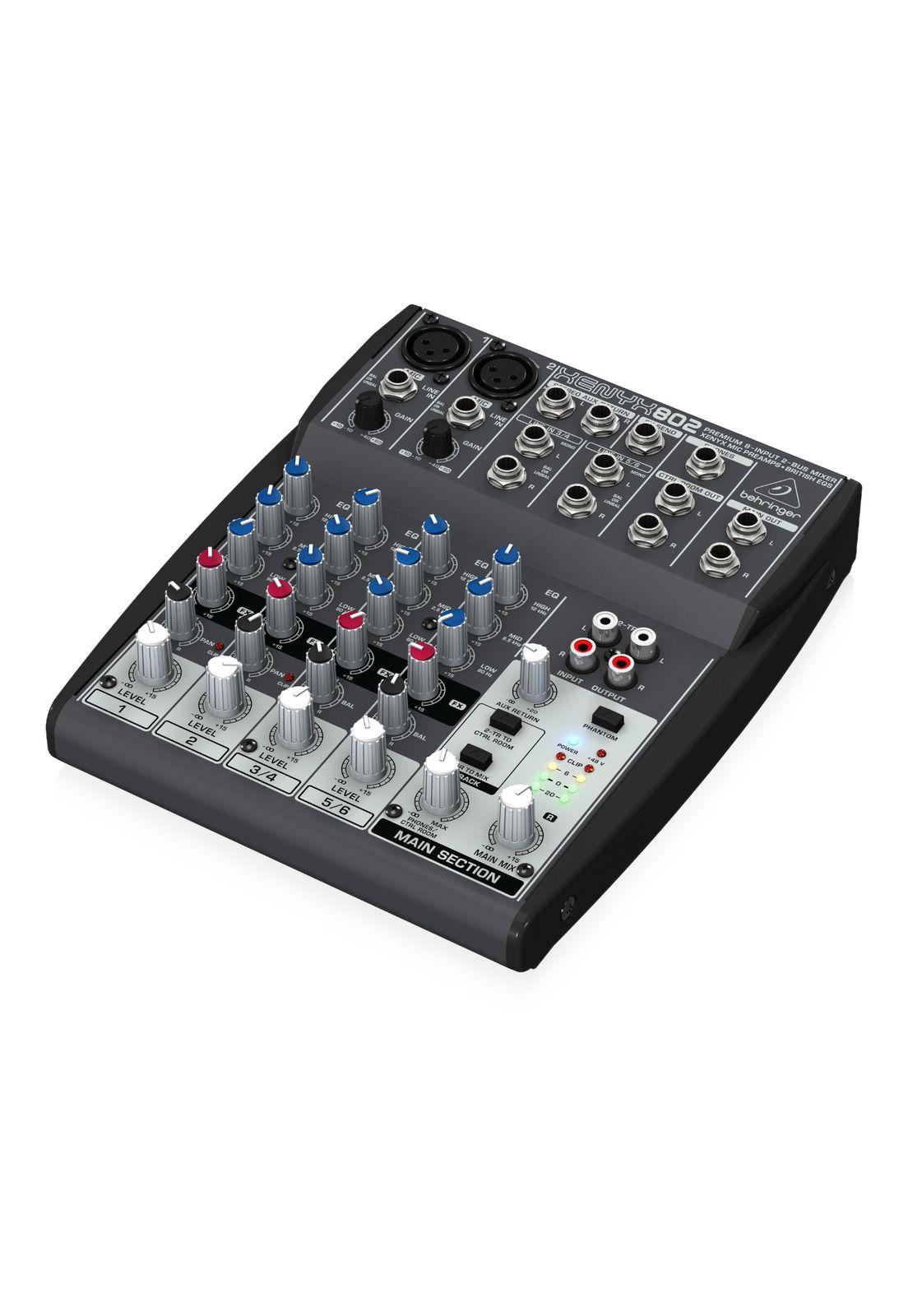 Mixer Analogo de 6 canales Behringer XENYX 802-1