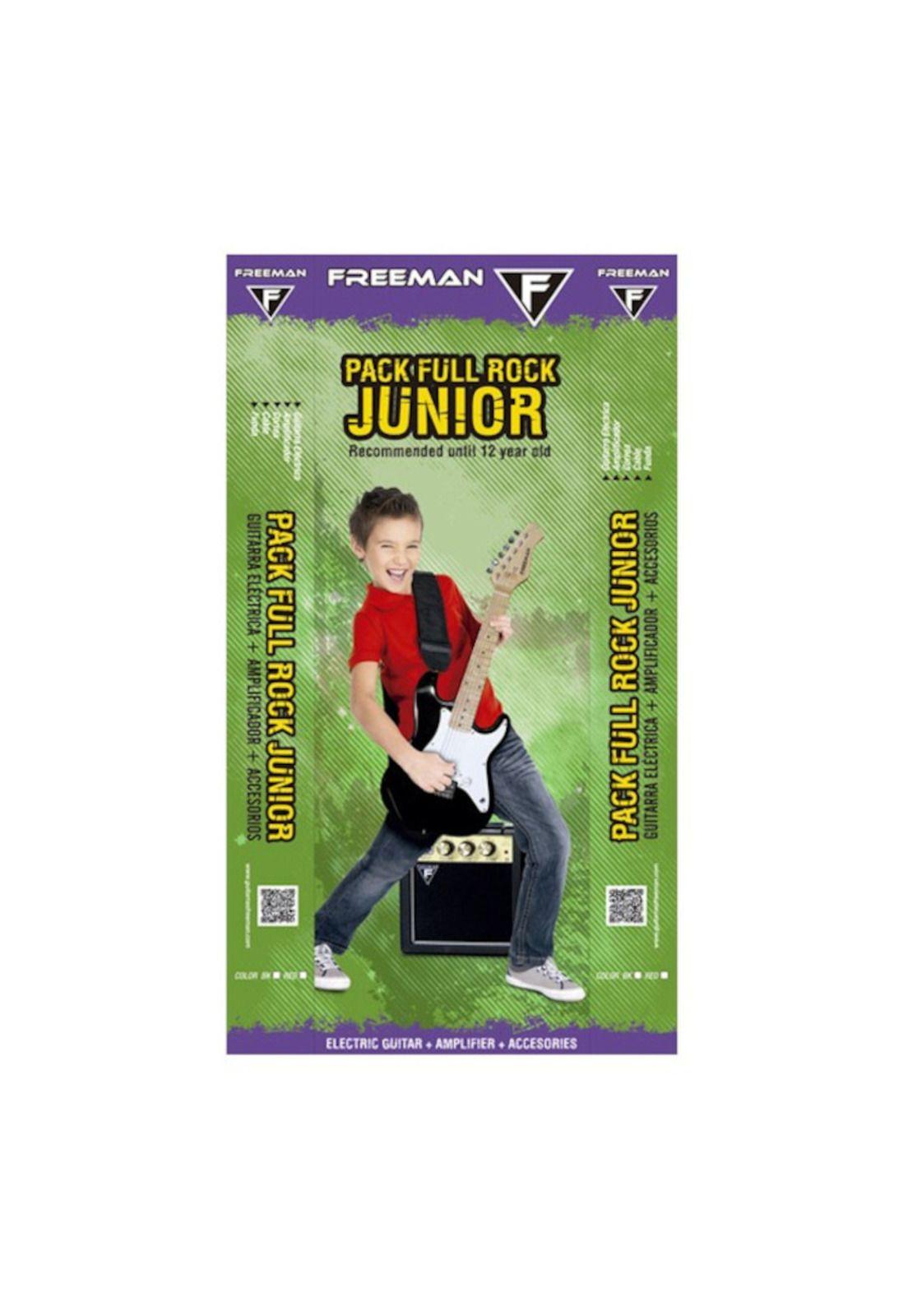 Set de guitarra electrica para niño Freeman Strato Kid RD-0
