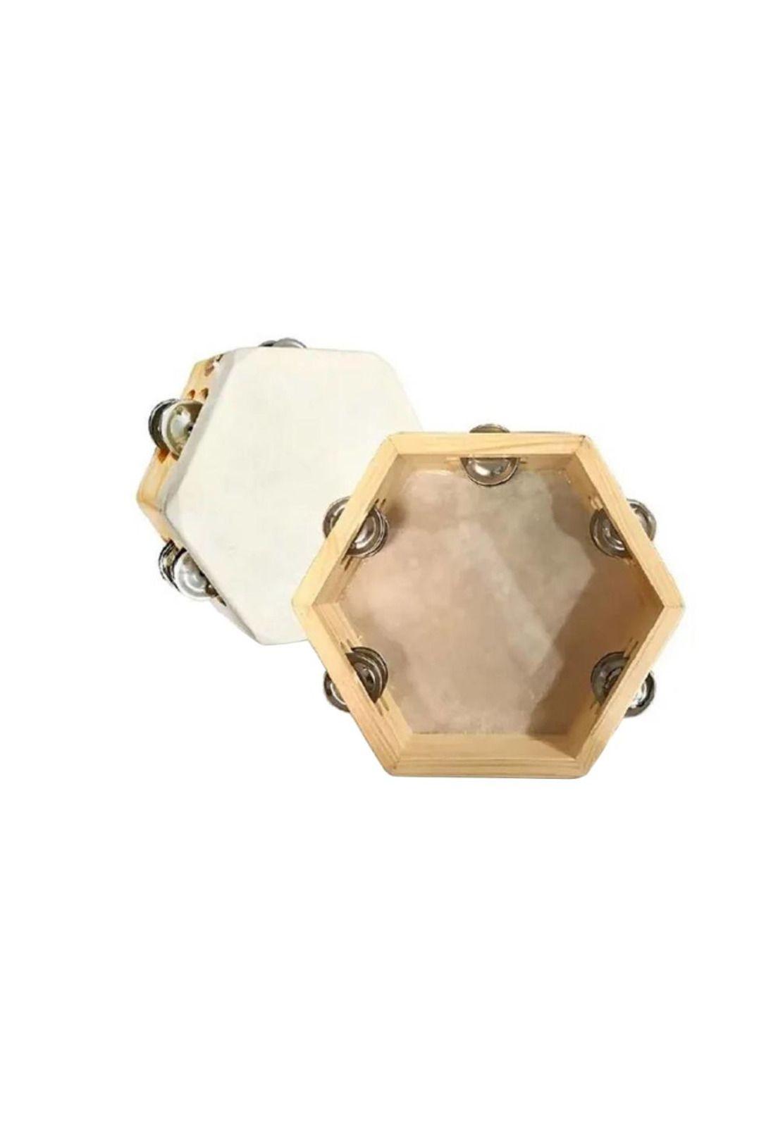 Pandereta Hexagonal 8 pulgadas Hamelin CHY-8 TAR-0