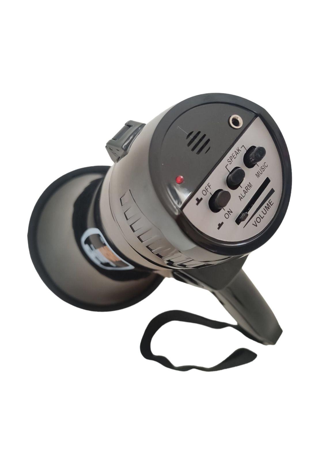 Megafono Recargable de 20W Polyvox PYV-111A/BK-2