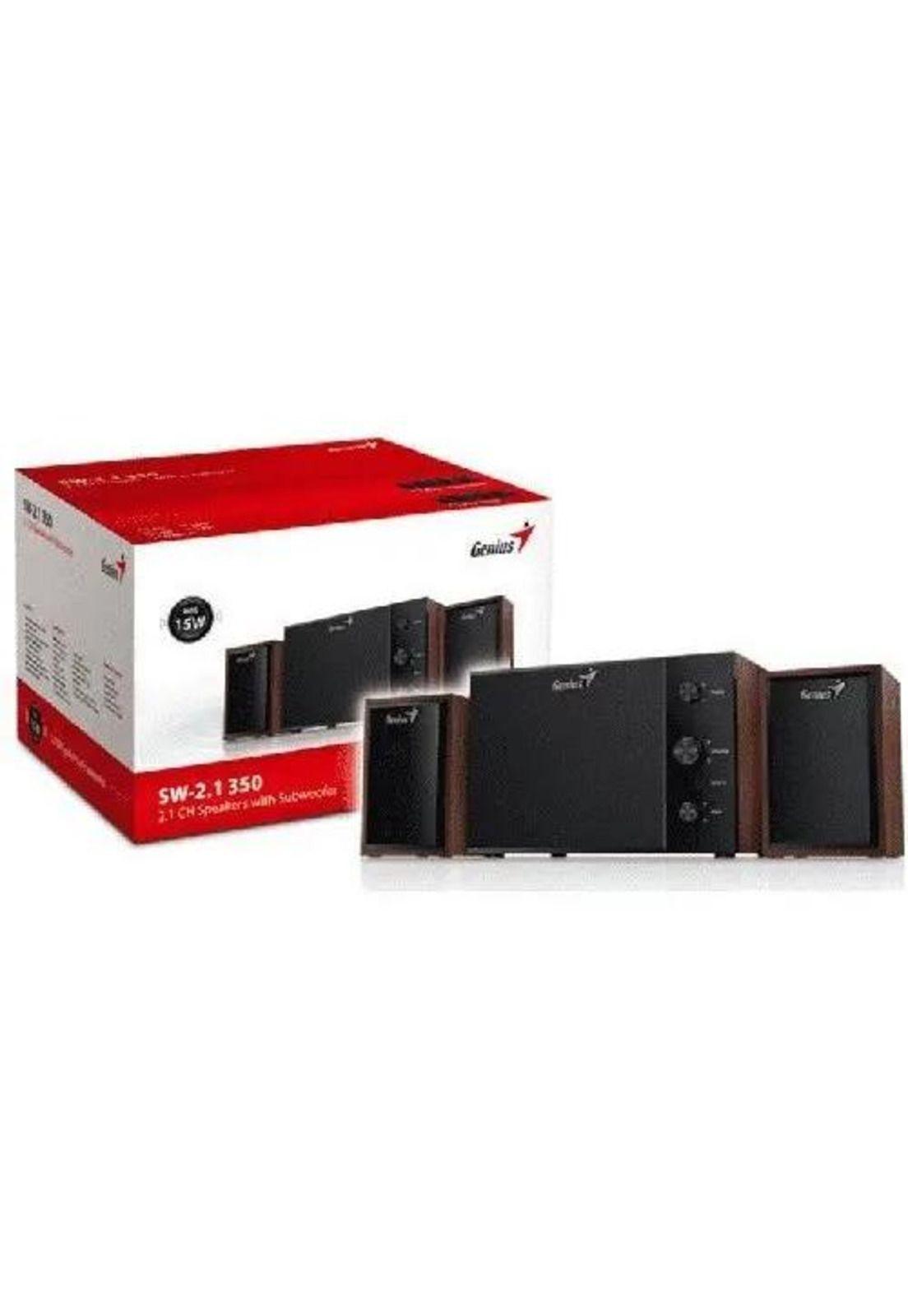 Parlantes Genius SW-2.1 350 Madera-3