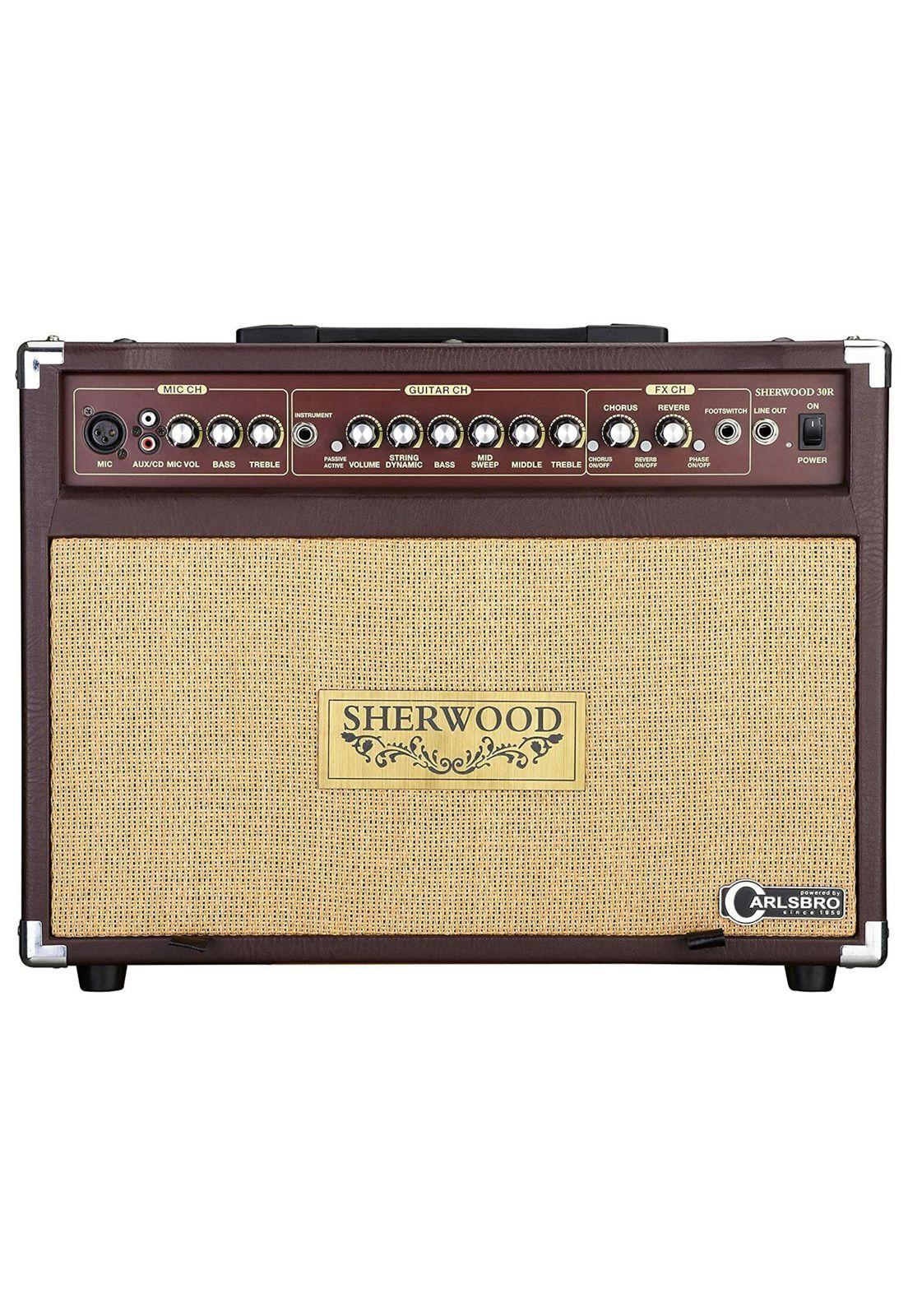 Amplificador Guitarra Electroacustica Carlsbro Sherwood 30R-0