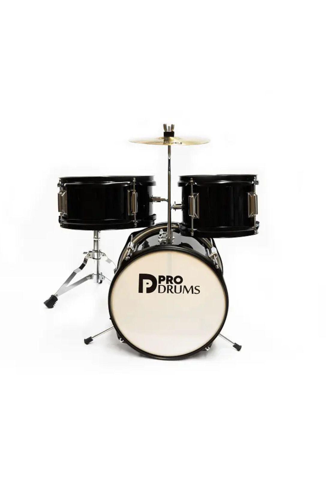 Bateria Junior 3 piezas Pro Drums PRD01-BK-0
