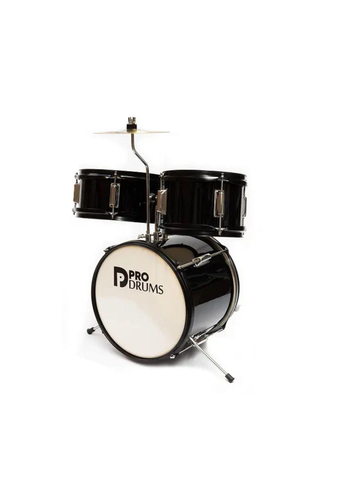 Bateria Junior 3 piezas Pro Drums PRD01-BK-1