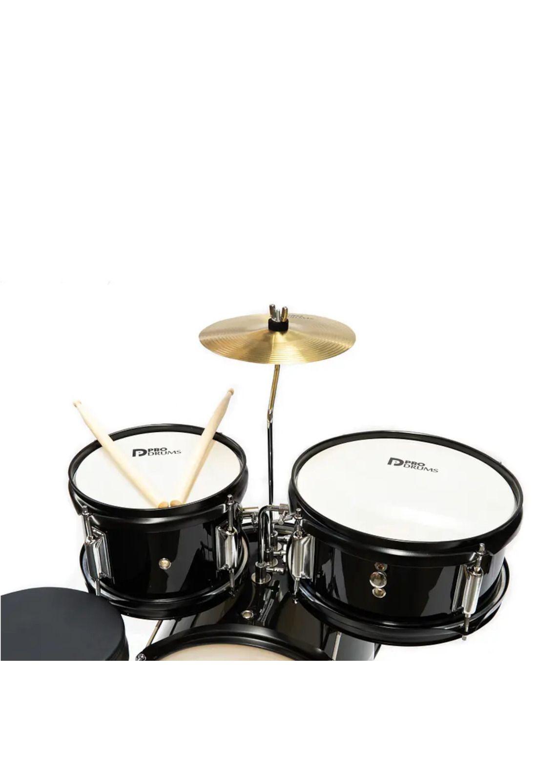 Bateria Junior 3 piezas Pro Drums PRD01-BK-4