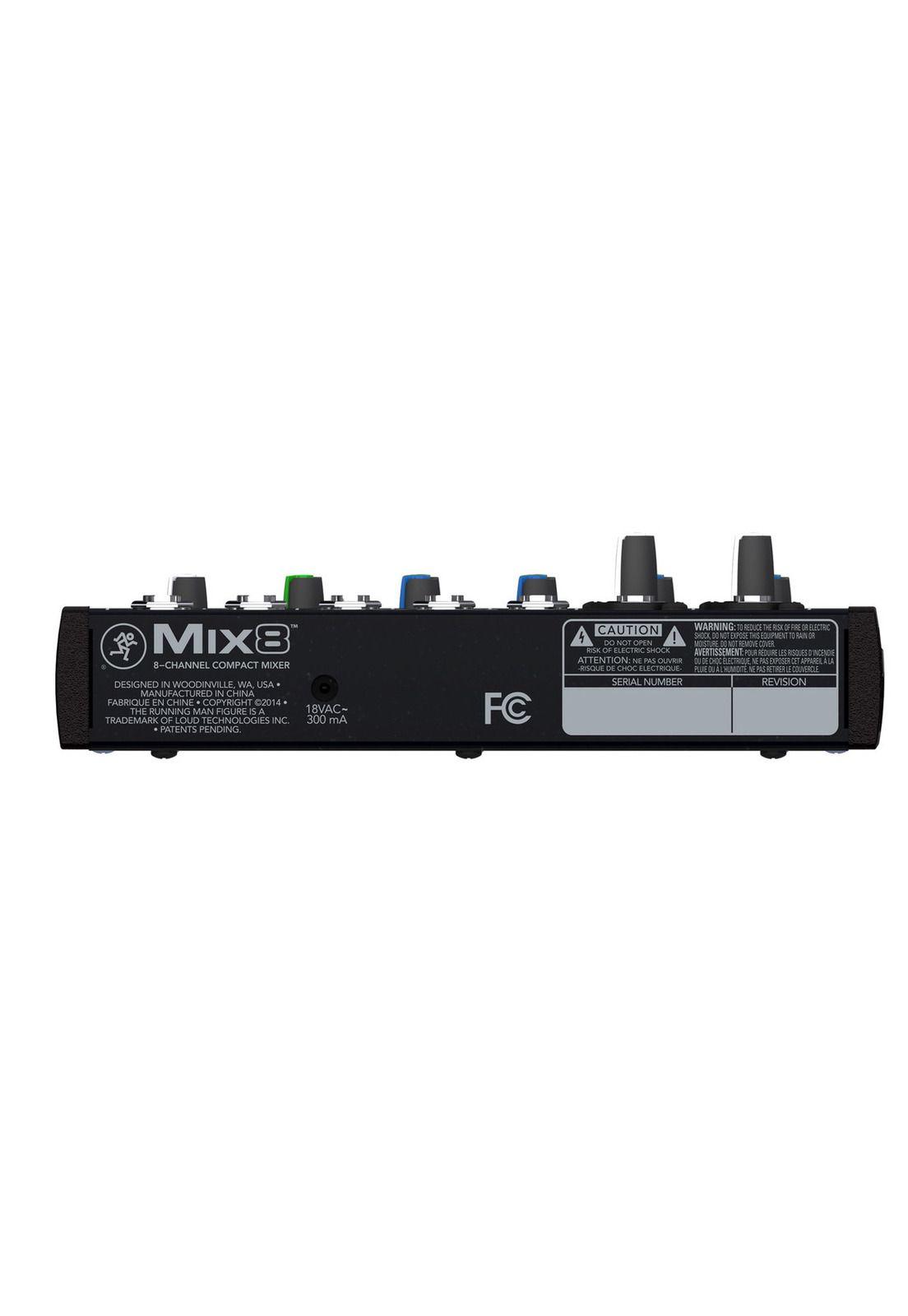 Mixer Analogo 8 canales Mackie Mix8-3