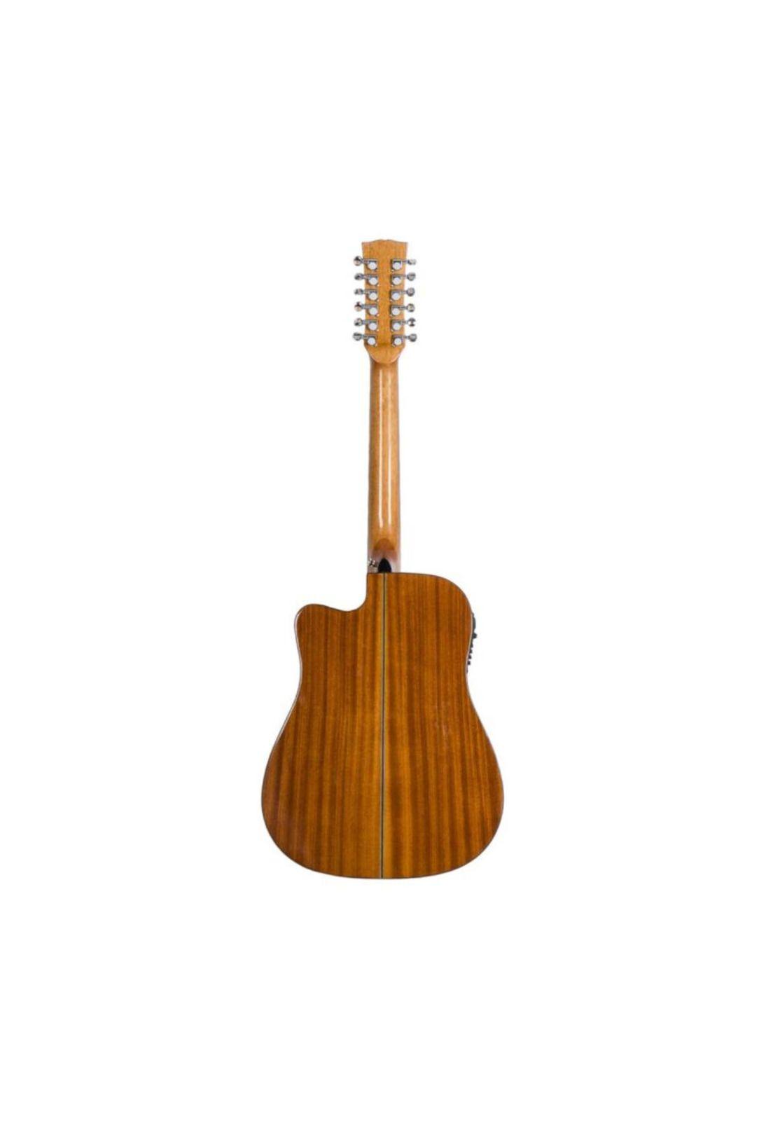 Guitarra 12 cuerdas electroacústica Scorpion SCG-12 EQ-N-3