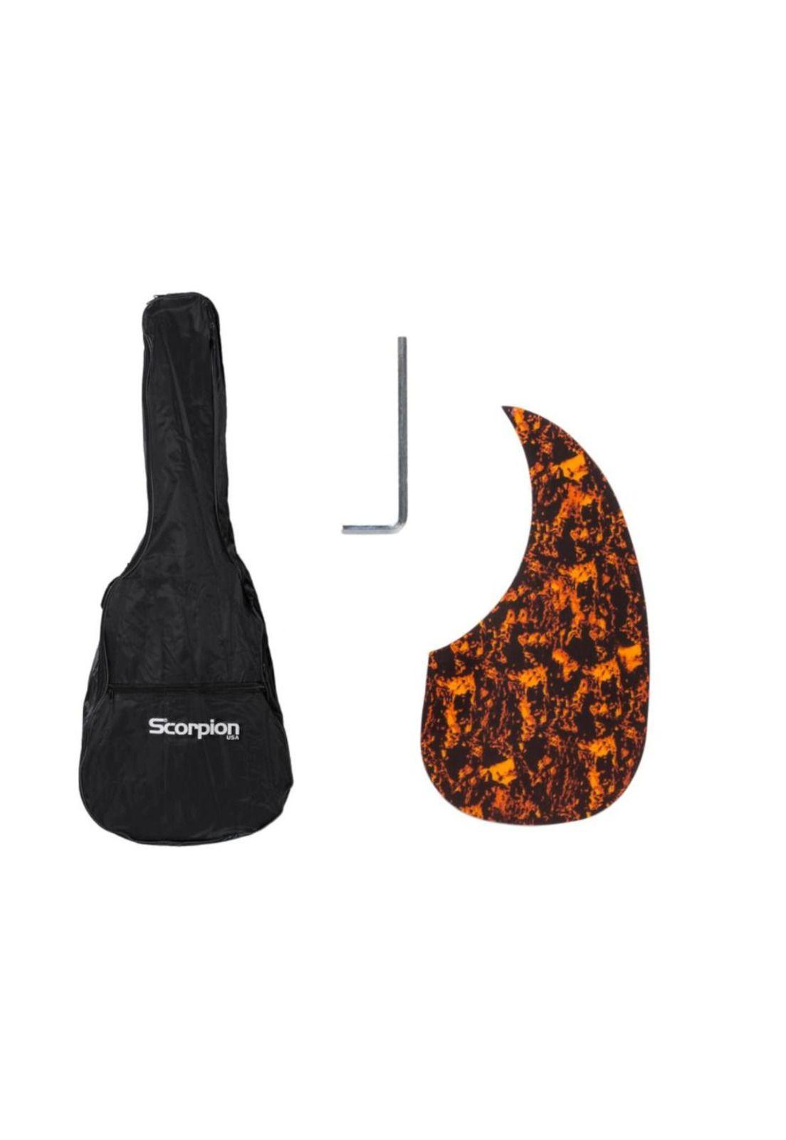 Guitarra 12 cuerdas electroacústica Scorpion SCG-12 EQ-N-5