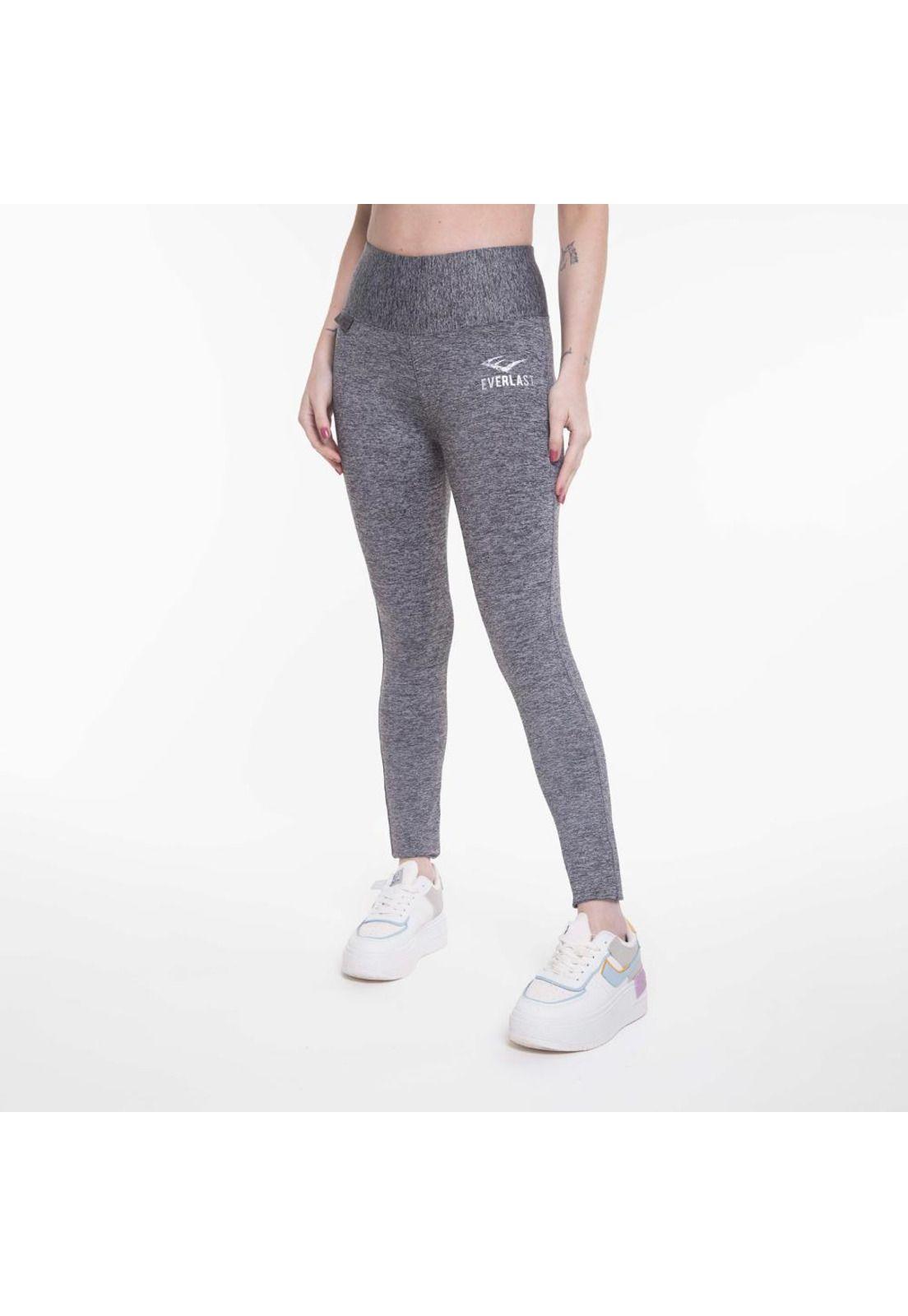 Legging Long Basic Charcoal-0