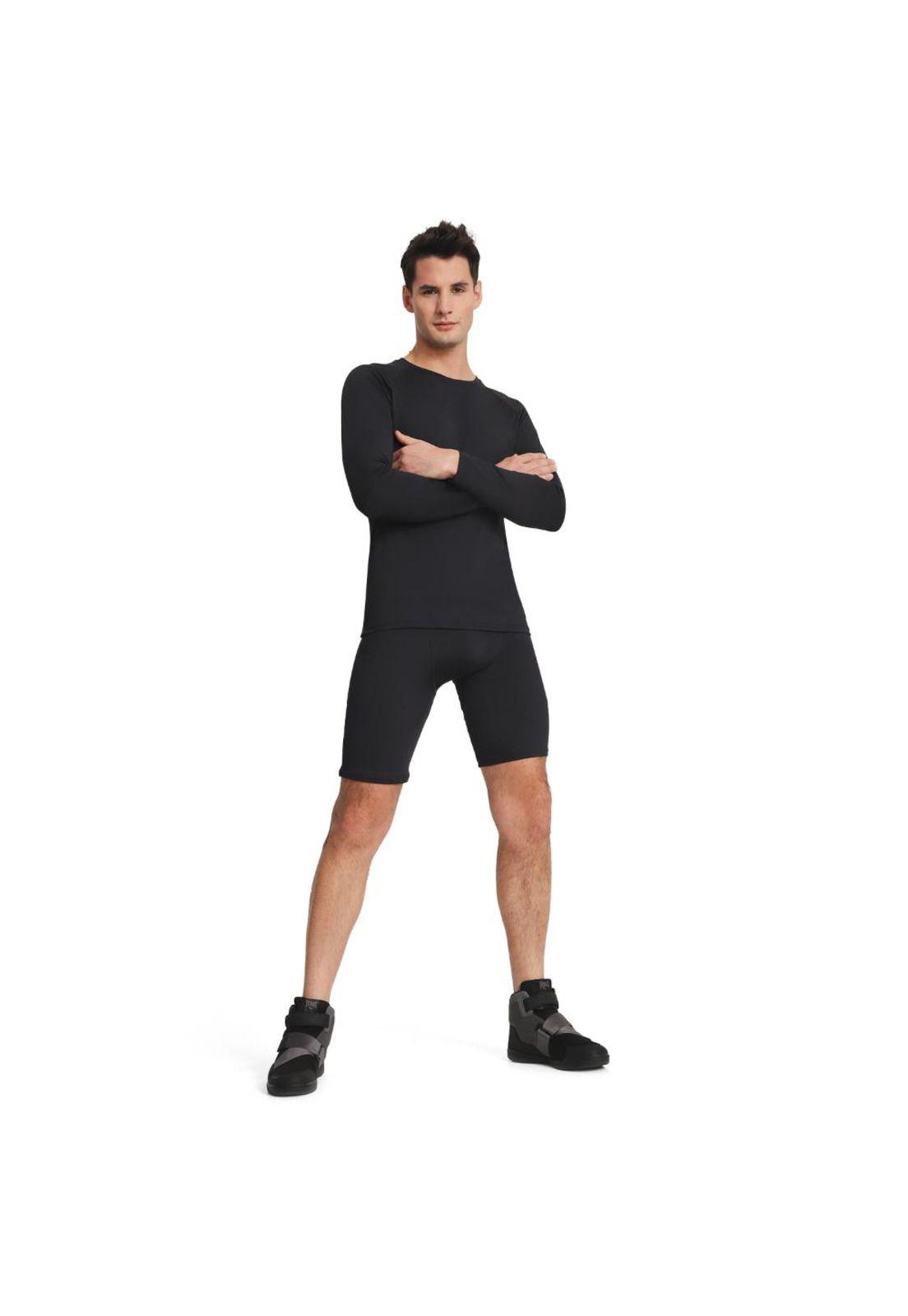 Polera de Compresión Manga Larga Negro Everlast-3