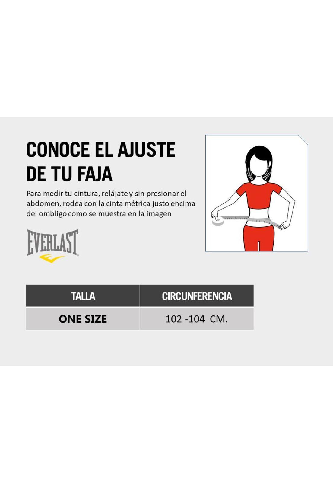 Faja Abdominal Negro Everlast-3