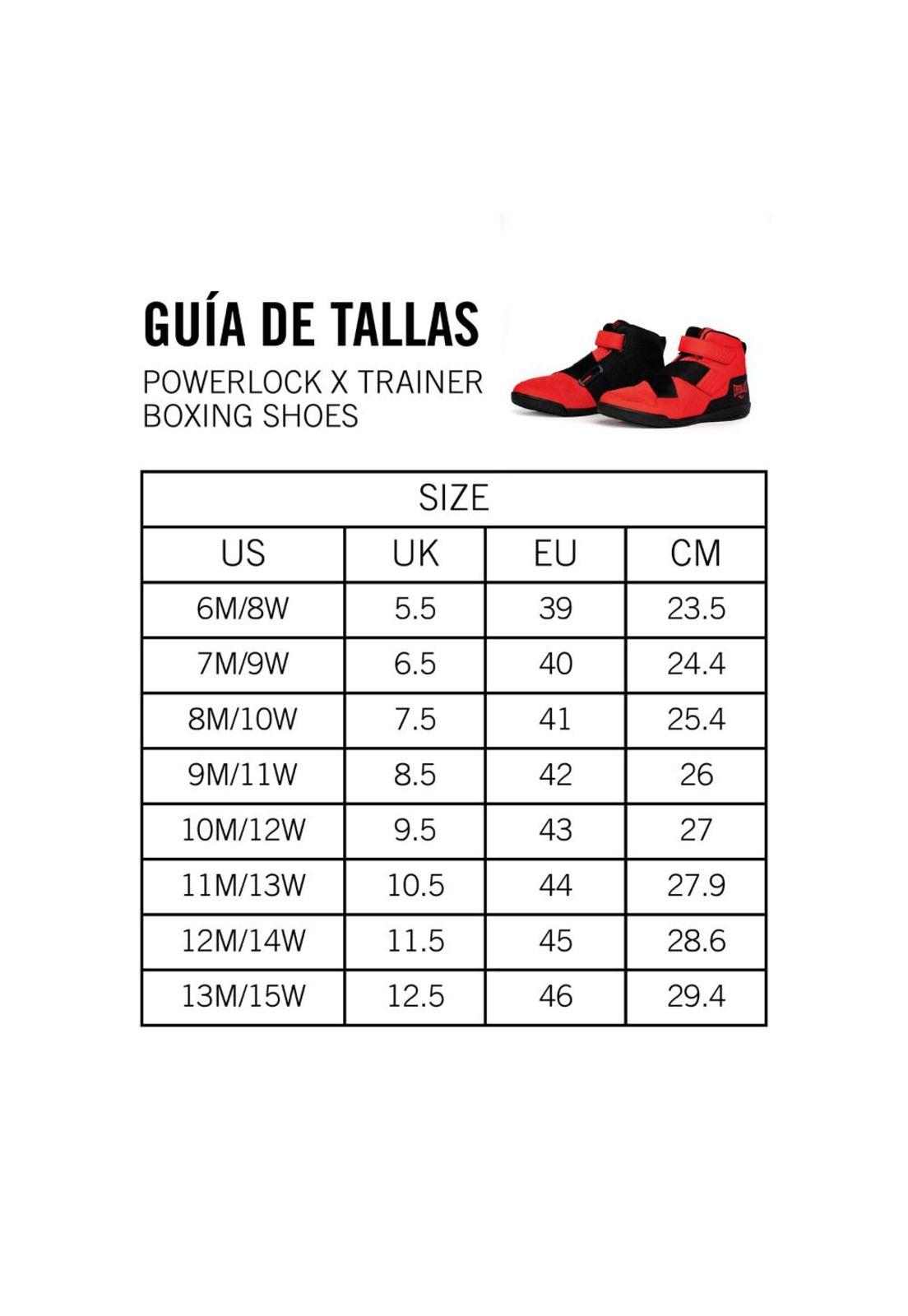Zapatillas Powerlock X Trainer Everlast Rojo-7