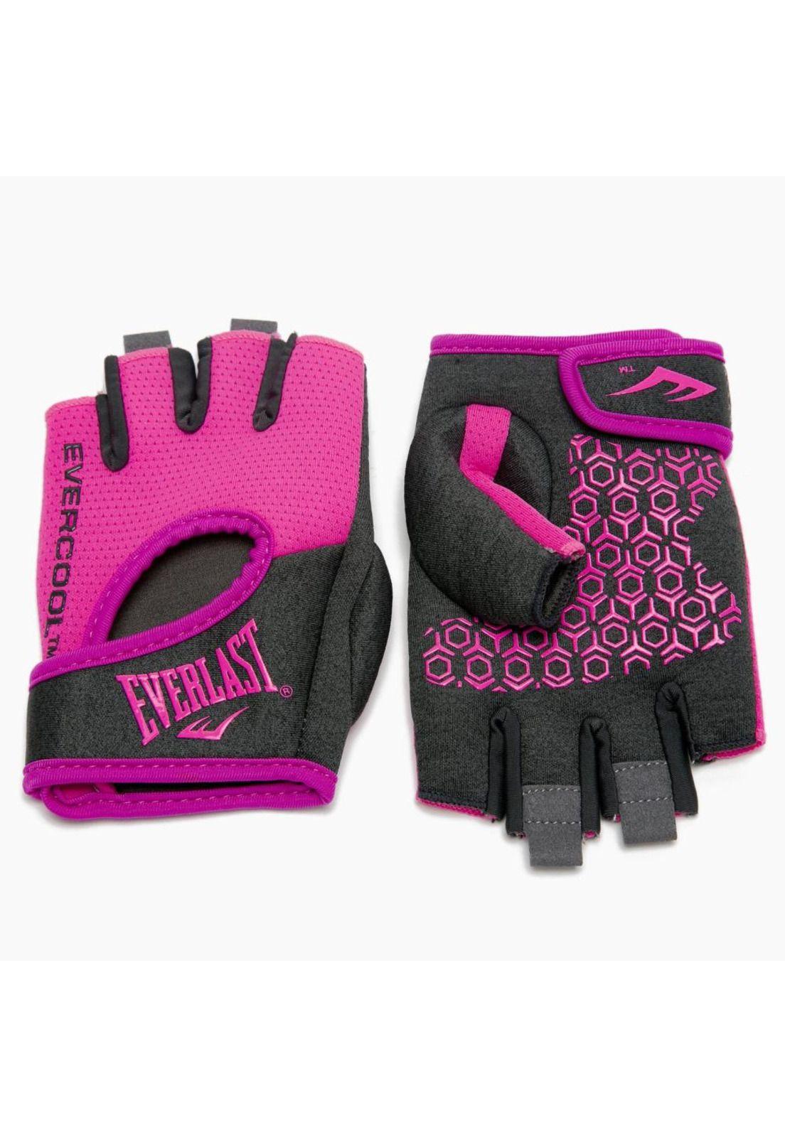 Guantes De Pesas Heather Fucsia Everlast-0
