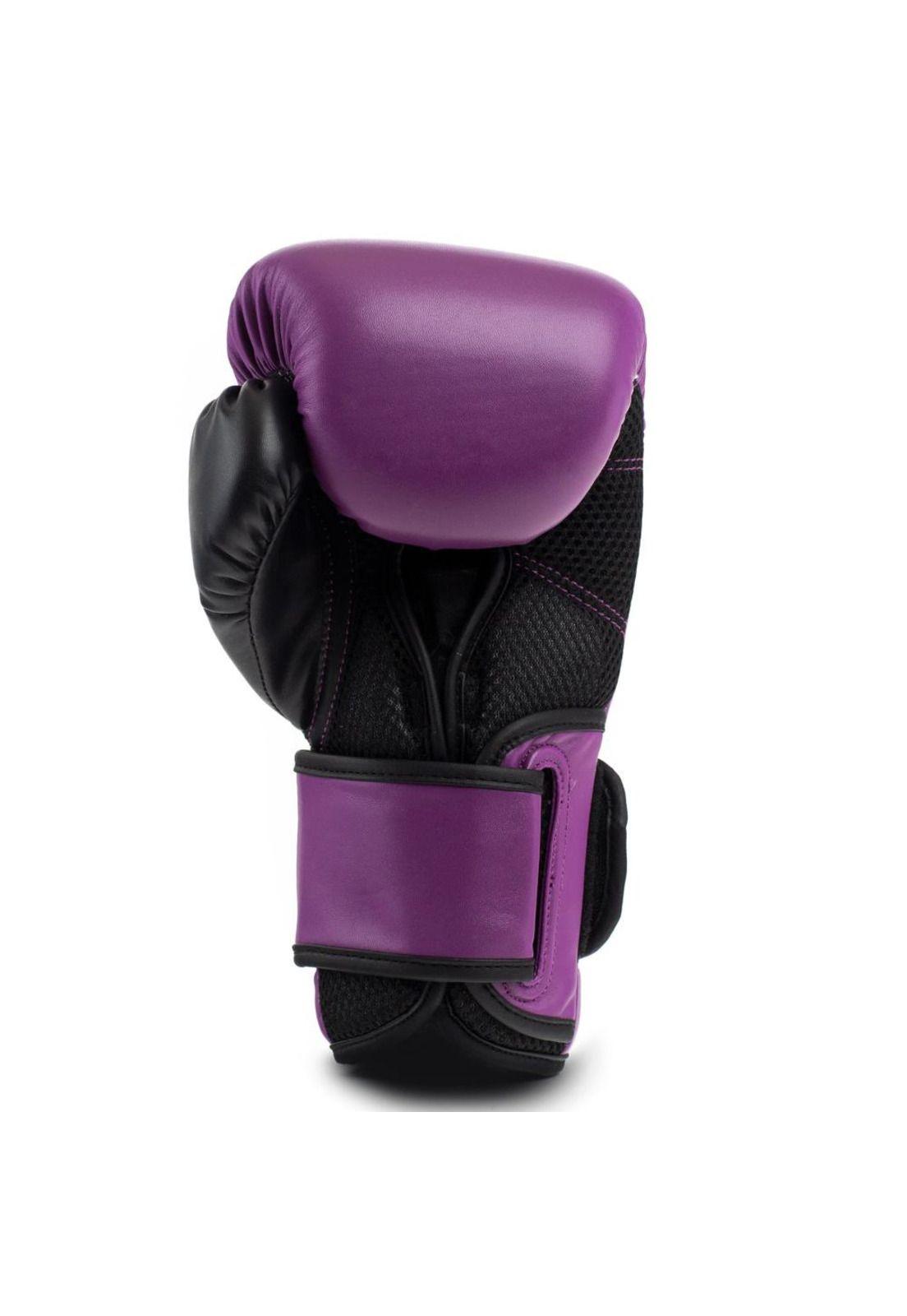 Guantes De Box Powerlock 2 Tr Hook & Loop Purpura / Negro-2