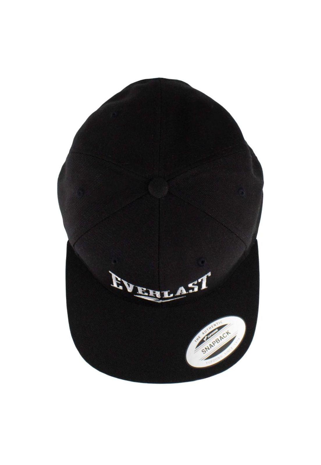 Jockey Snapback Visera Plana Negro Everlast-3