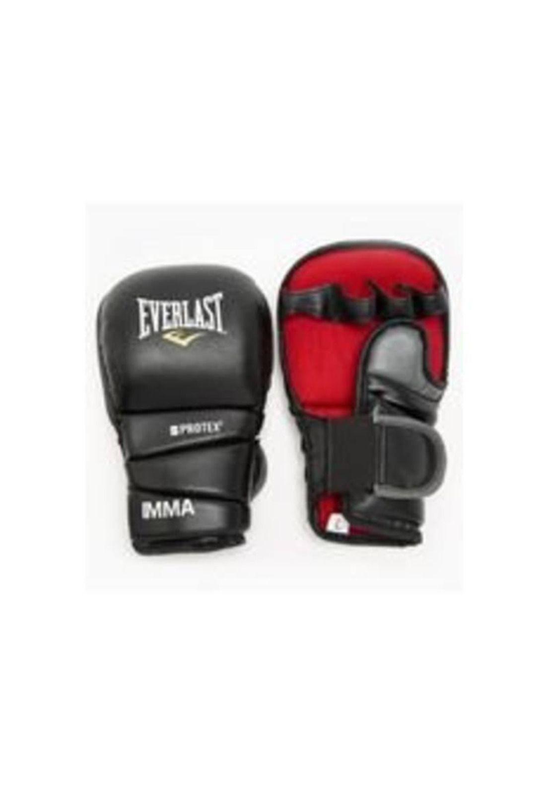 Guantes Mma Protex 2 Training Boxeo Negro Everlast-0