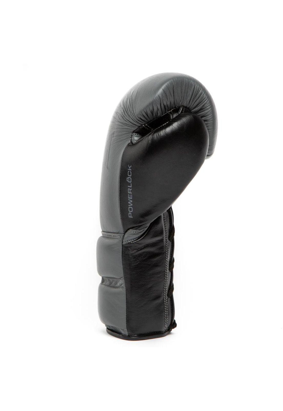 Guantes de Boxeo Powerlock2 Pro Fight Gris/Negro Everlast-2