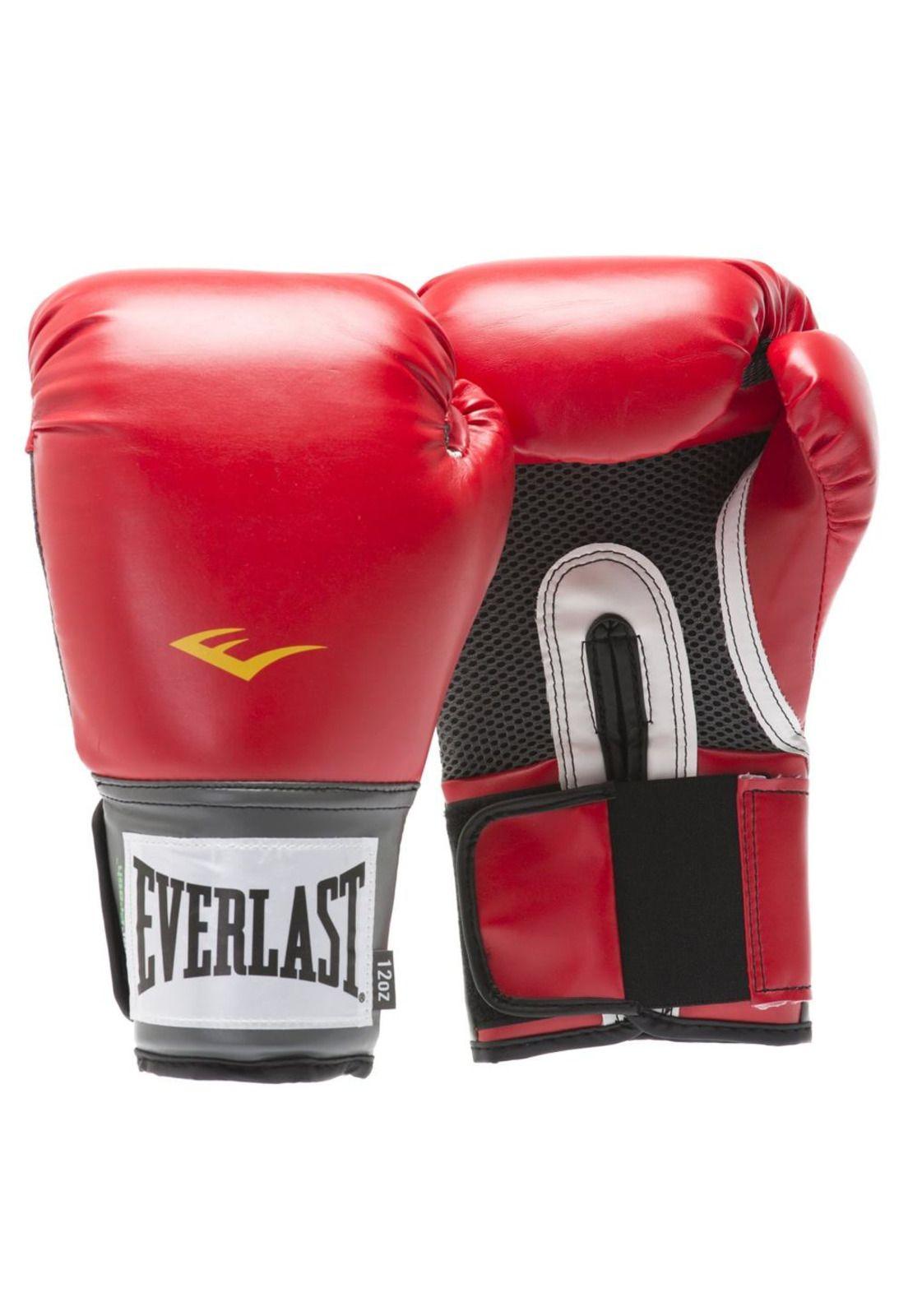 Guantes De Box Everlast Pro Style Training Rojo-0