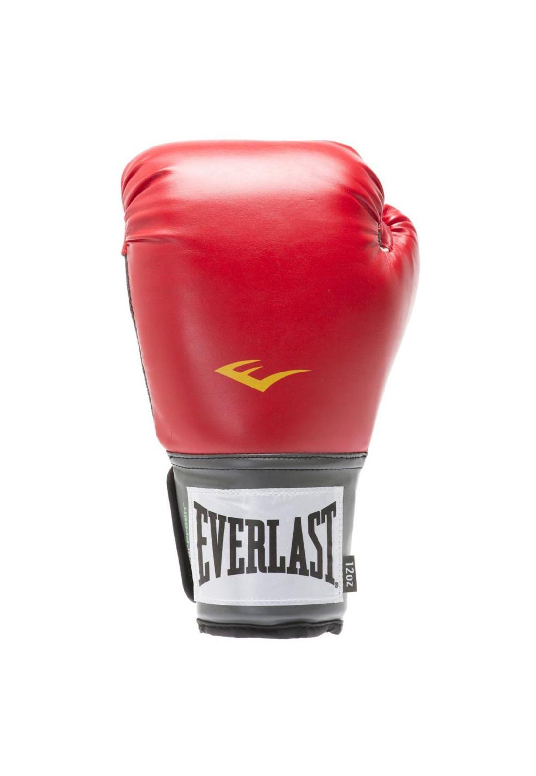 Guantes De Box Everlast Pro Style Training Rojo-1