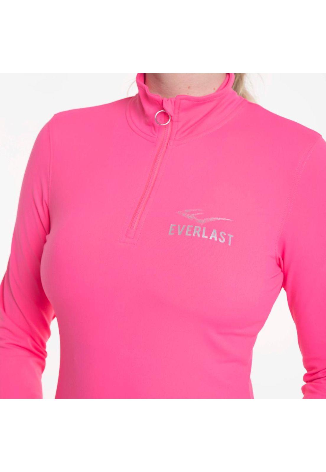 Polera M/L Basic Fucsia Everlast-2