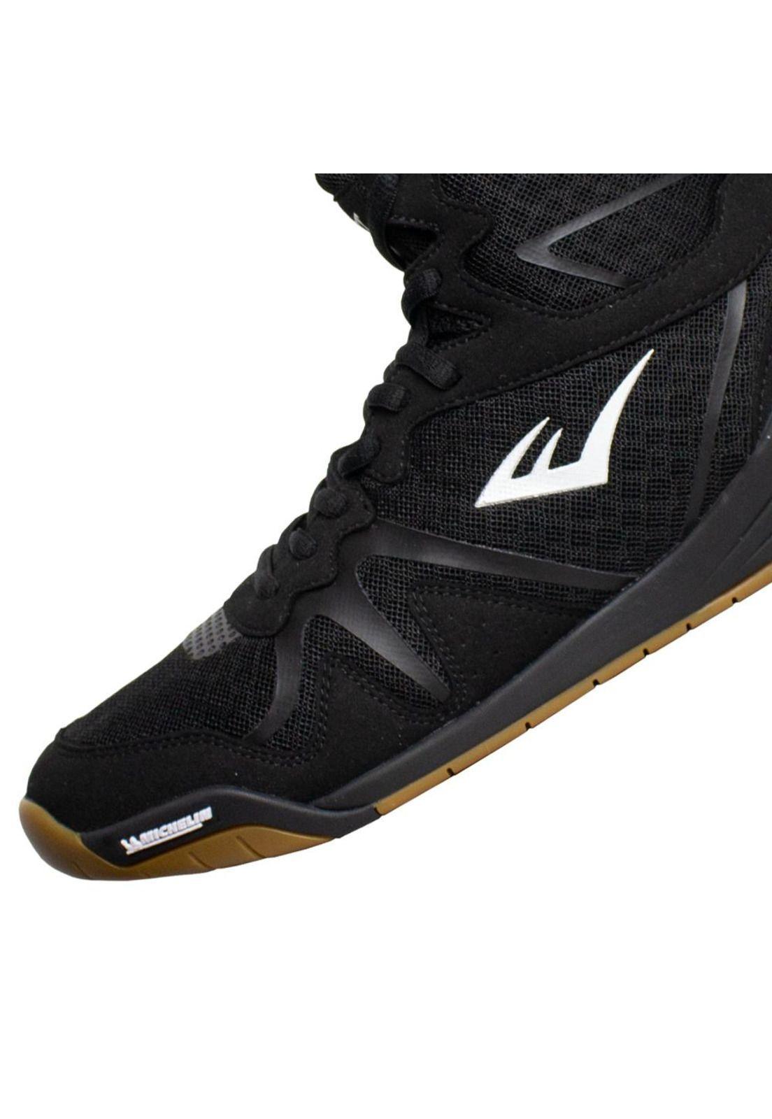 Zapatillas de Boxeo Everlast PIVT Low Top Negro-2