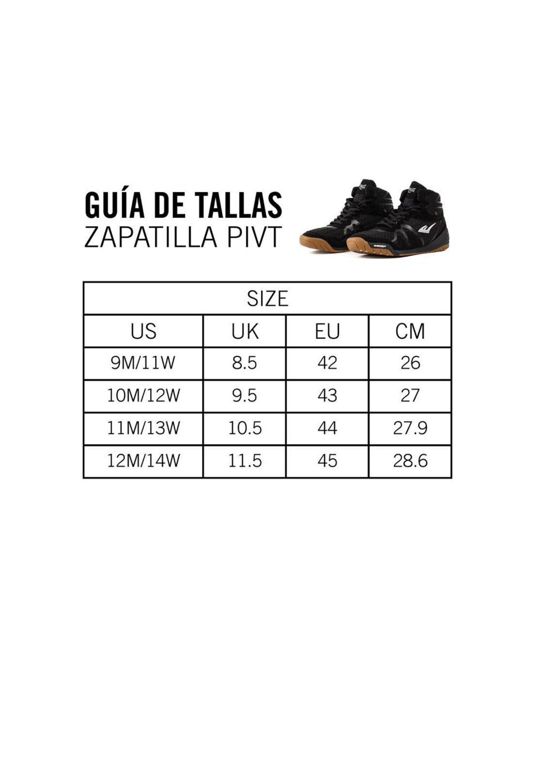 Zapatillas de Boxeo Everlast PIVT Low Top Negro-5