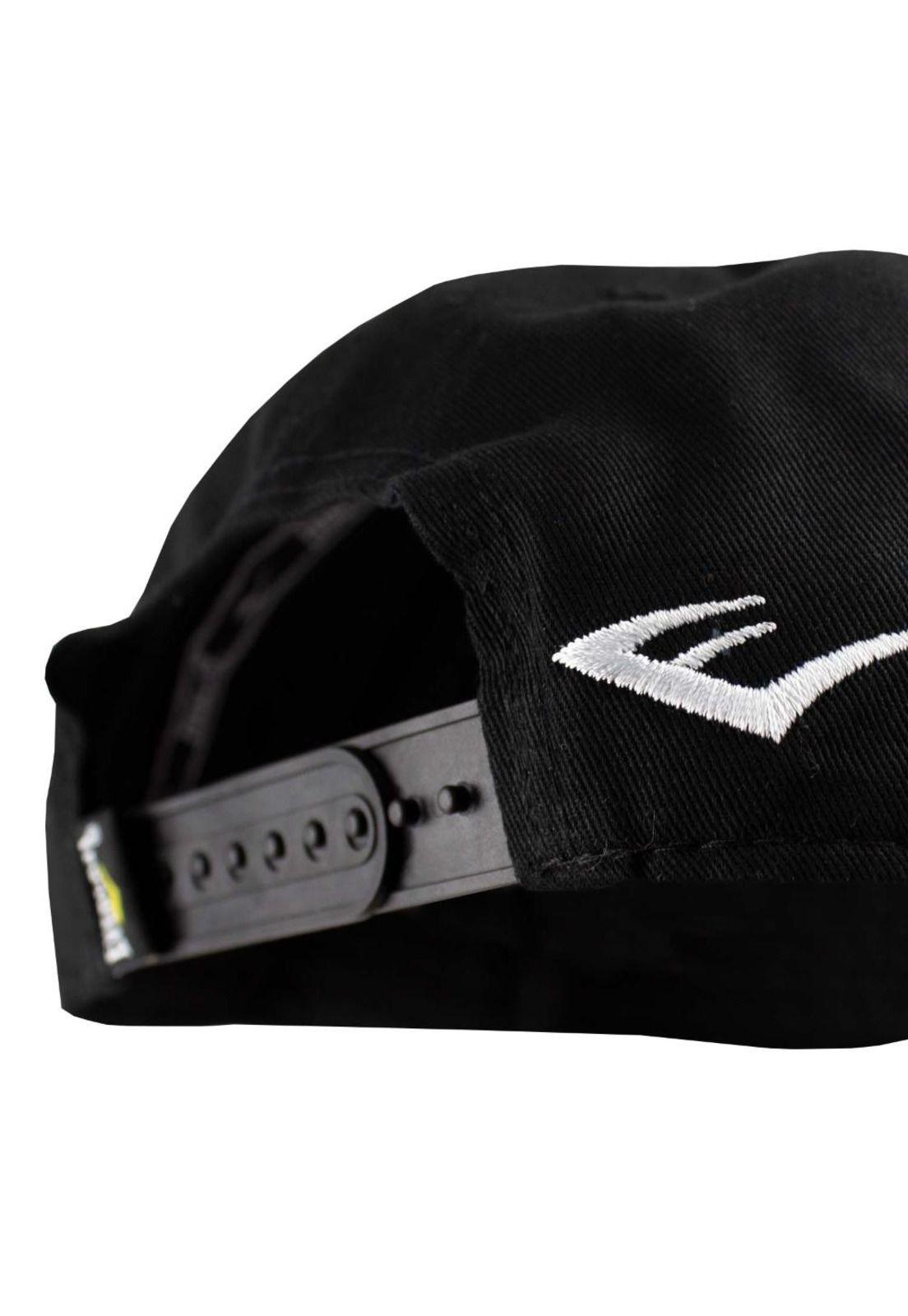 Jockey Pionner Visera Curva Negro Everlast-4