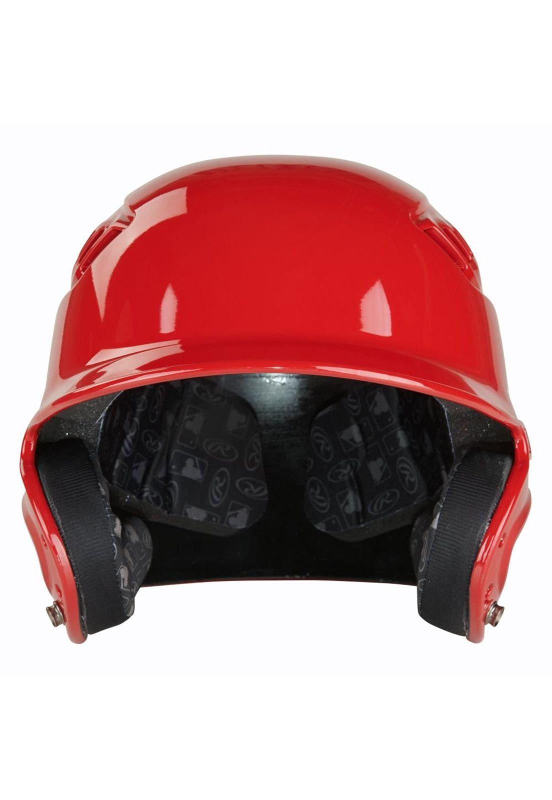 Casco Para Bateador Junior Velo Gloss - Rojo Onesize Rawlings-1