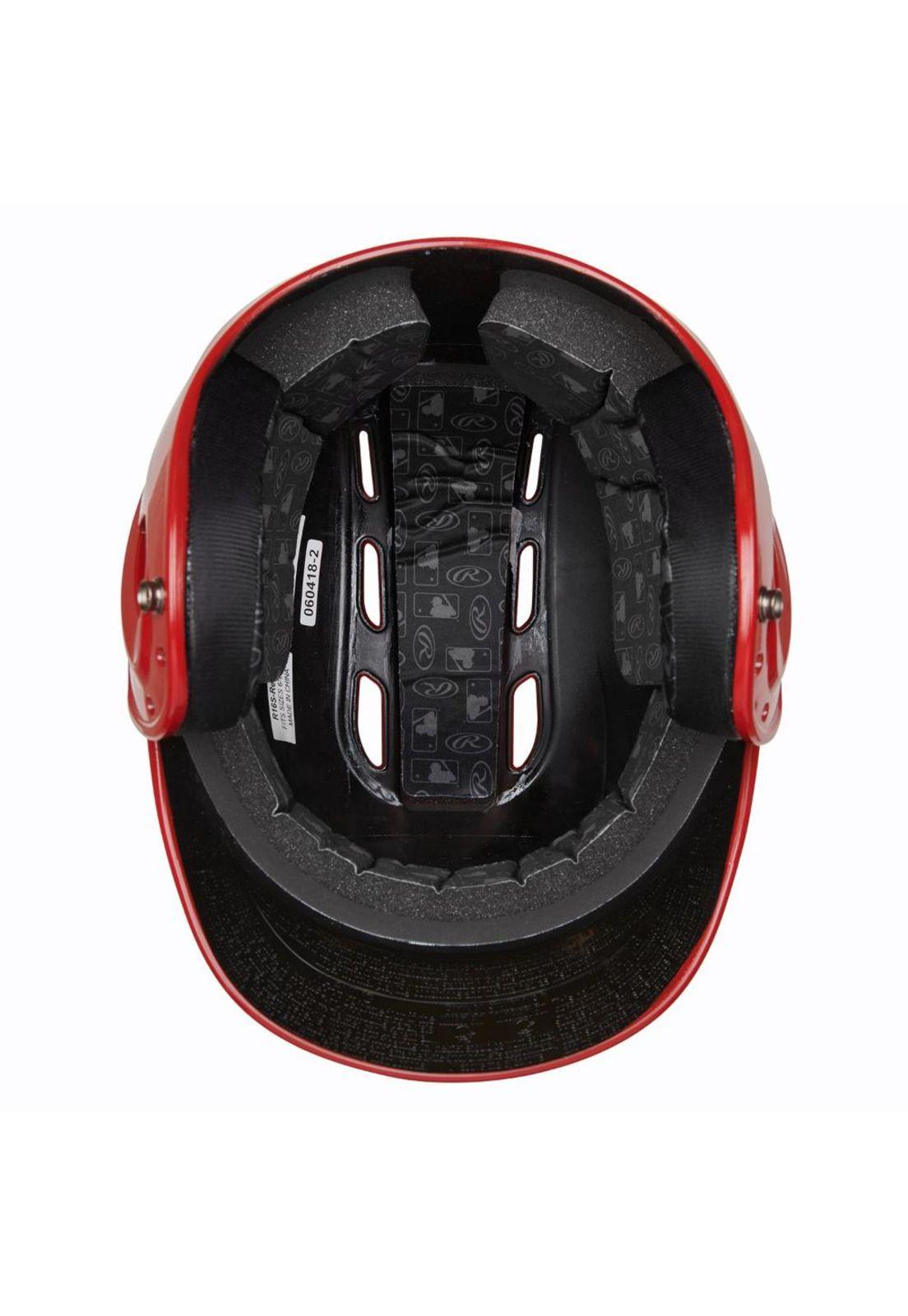 Casco Para Bateador Junior Velo Gloss - Rojo Onesize Rawlings-2