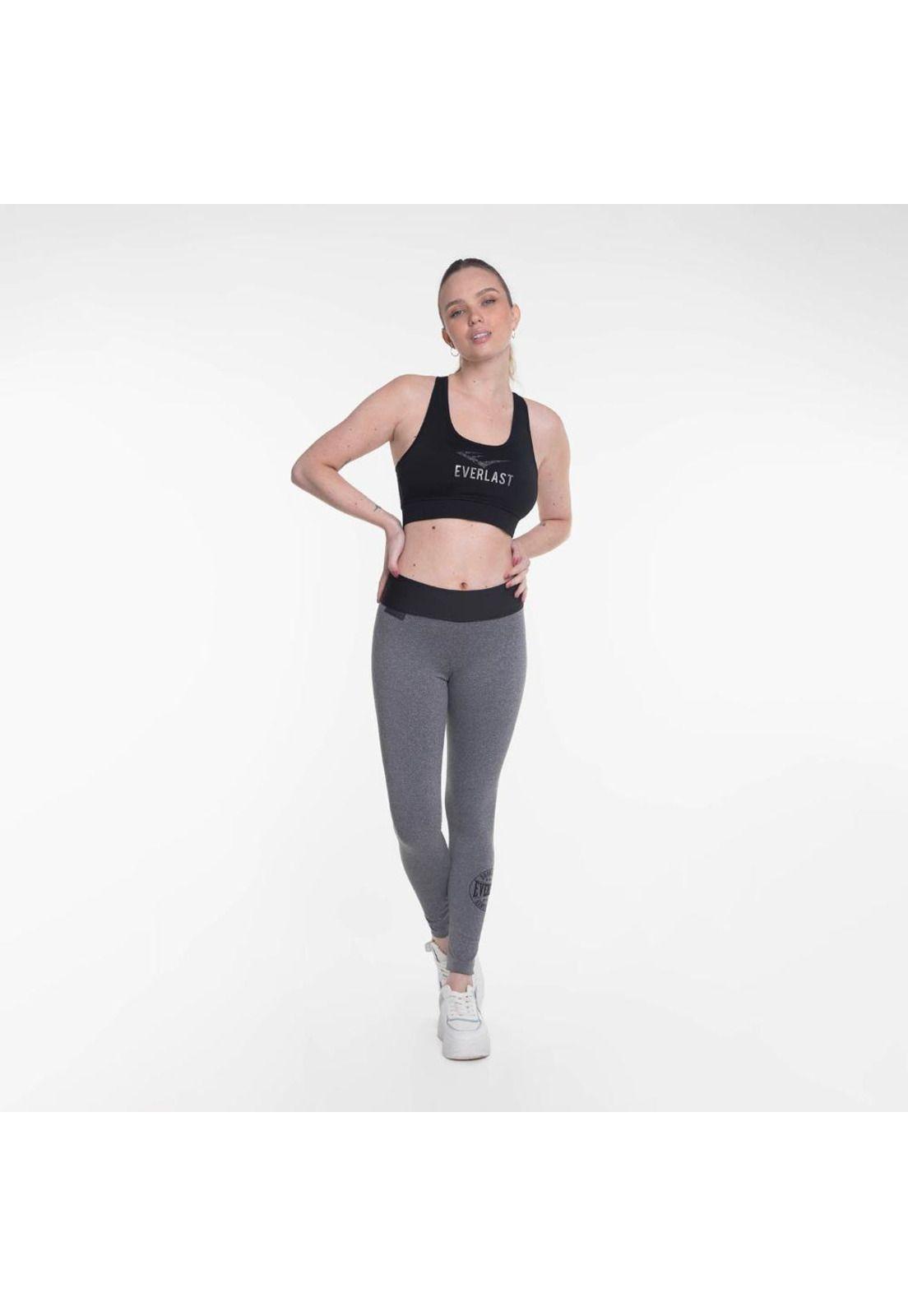 Legging Long Band Basic Two Charcoal Everlast-5