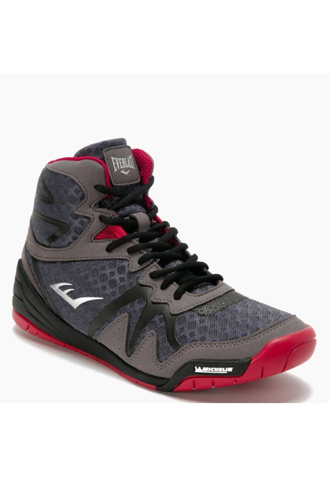 Zapatillas De Boxeo Everlast Pivt Gris/Rojo-0