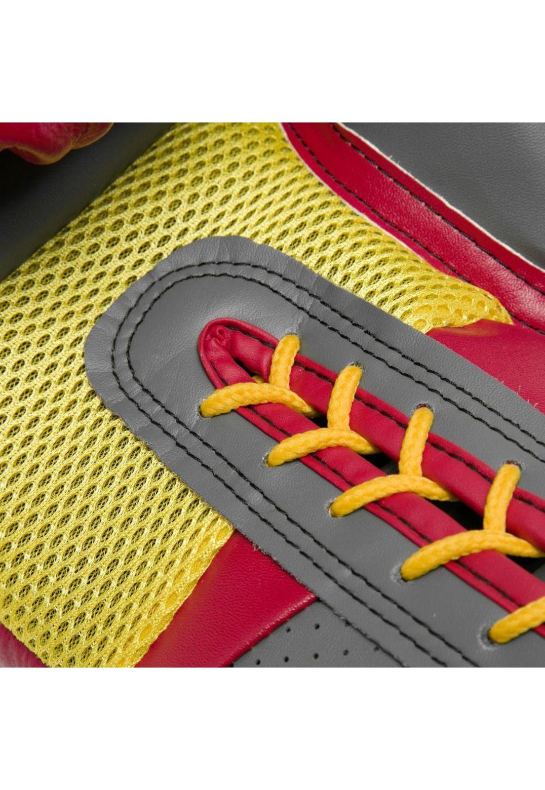 Guantes De Box Everlast Pro Leather Trn Cordones Rojo-2
