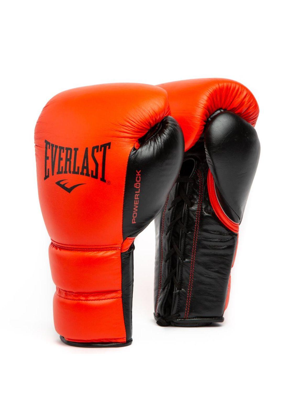 Guantes de Boxeo Powerlock2 Pro Fight Rojo/Negro Everlast-0