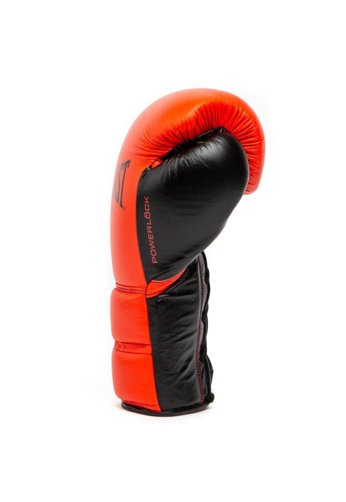 Guantes de Boxeo Powerlock2 Pro Fight Rojo/Negro Everlast-1