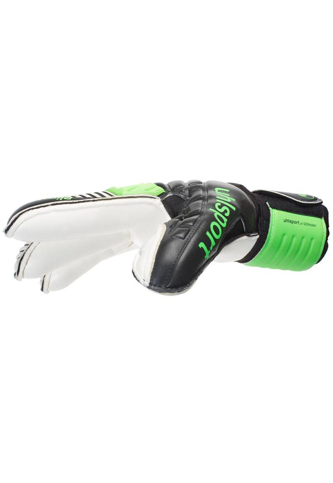 Guantes Arquero Eliminator Super Soft RF Negro/Verde/Blanco-2