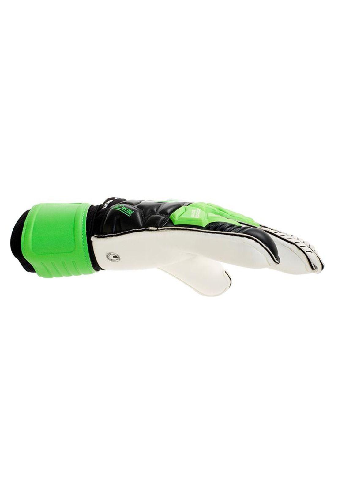 Guantes Arquero Eliminator Super Soft RF Negro/Verde/Blanco-3