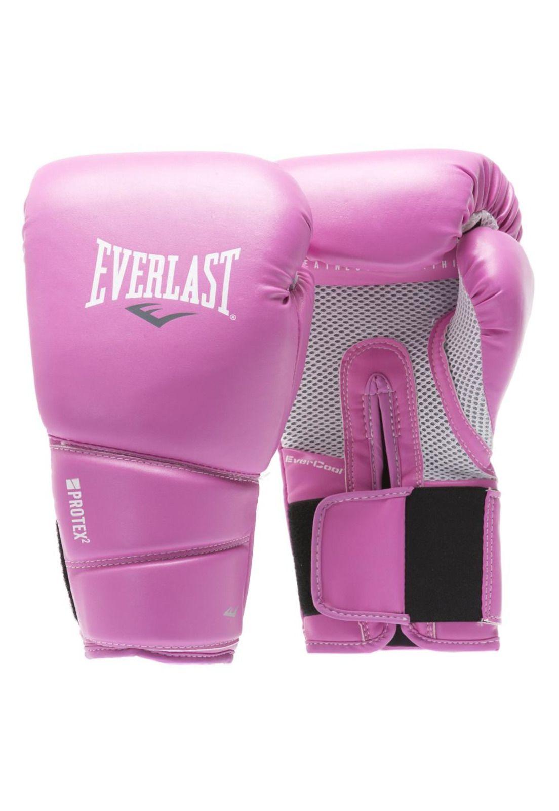 Guantes De Box Everlast Protex2 Trn Rosado-0