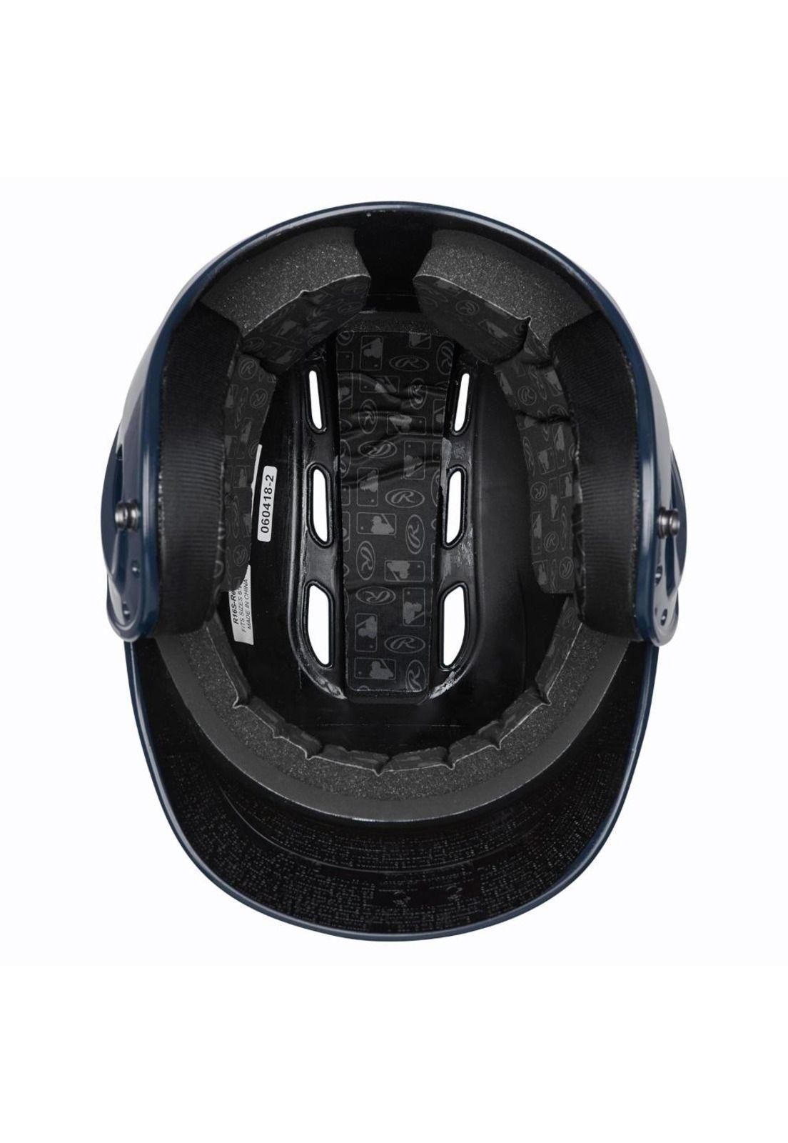 Casco Bateador Adulto Velo Gloss - Azul Onesize Rawlings-3
