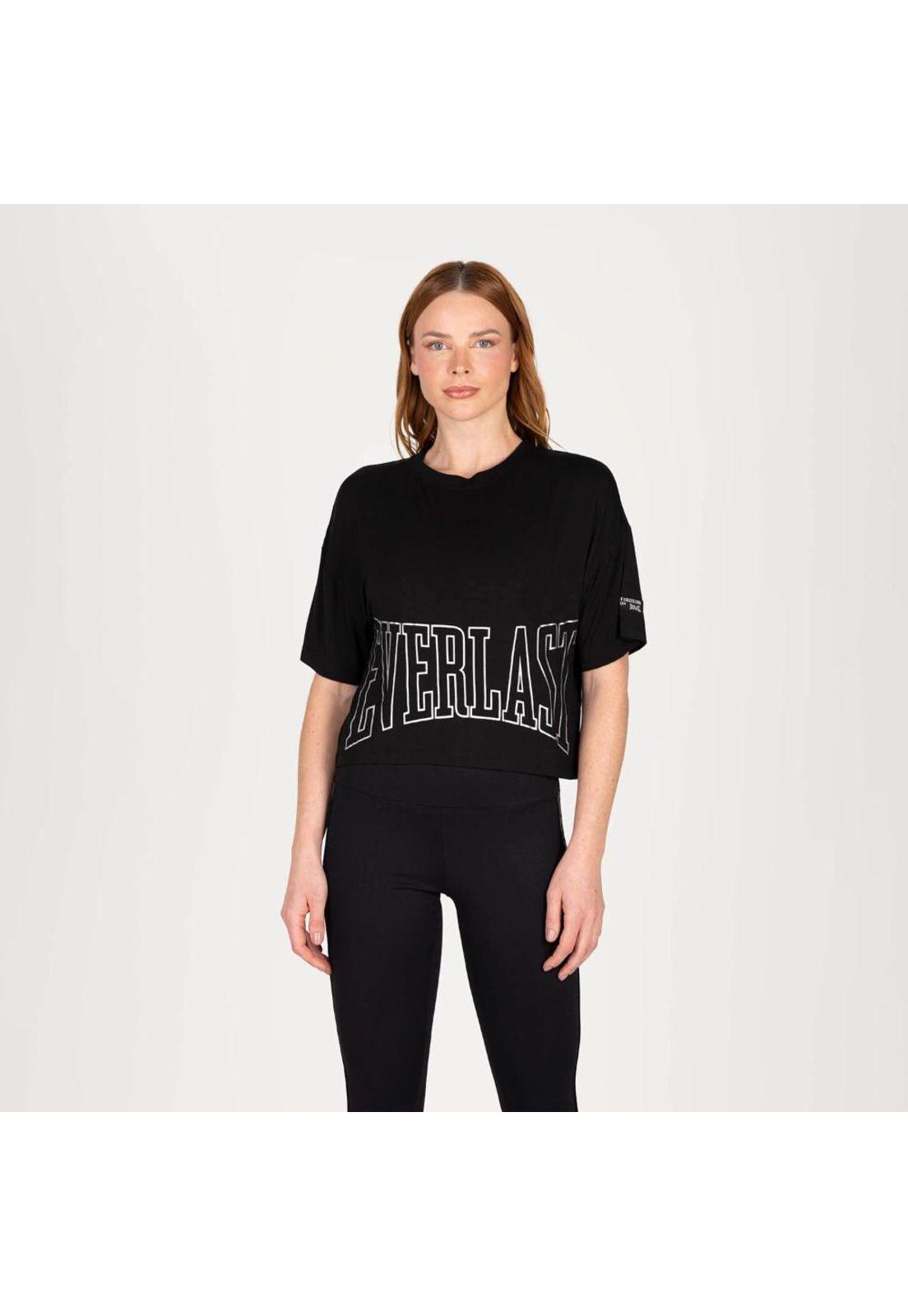 Polera M/C Back Up Negro Everlast-0