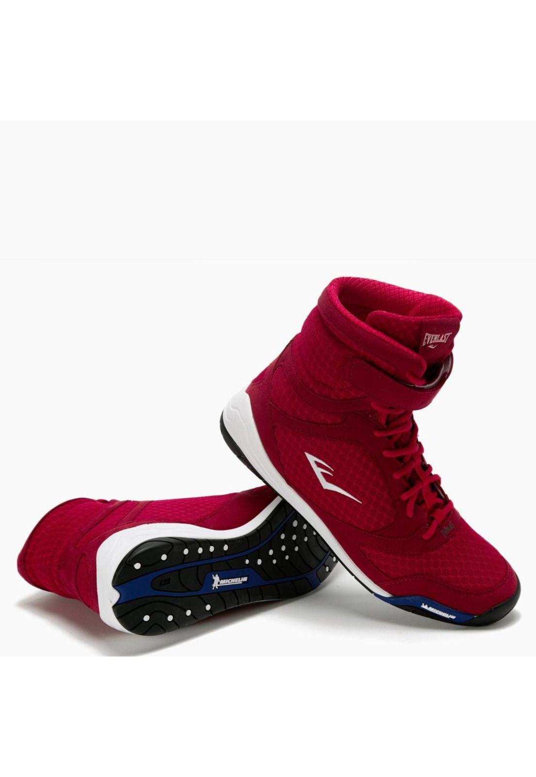 Zapatillas De Boxeo Everlast Elite Rojo-1
