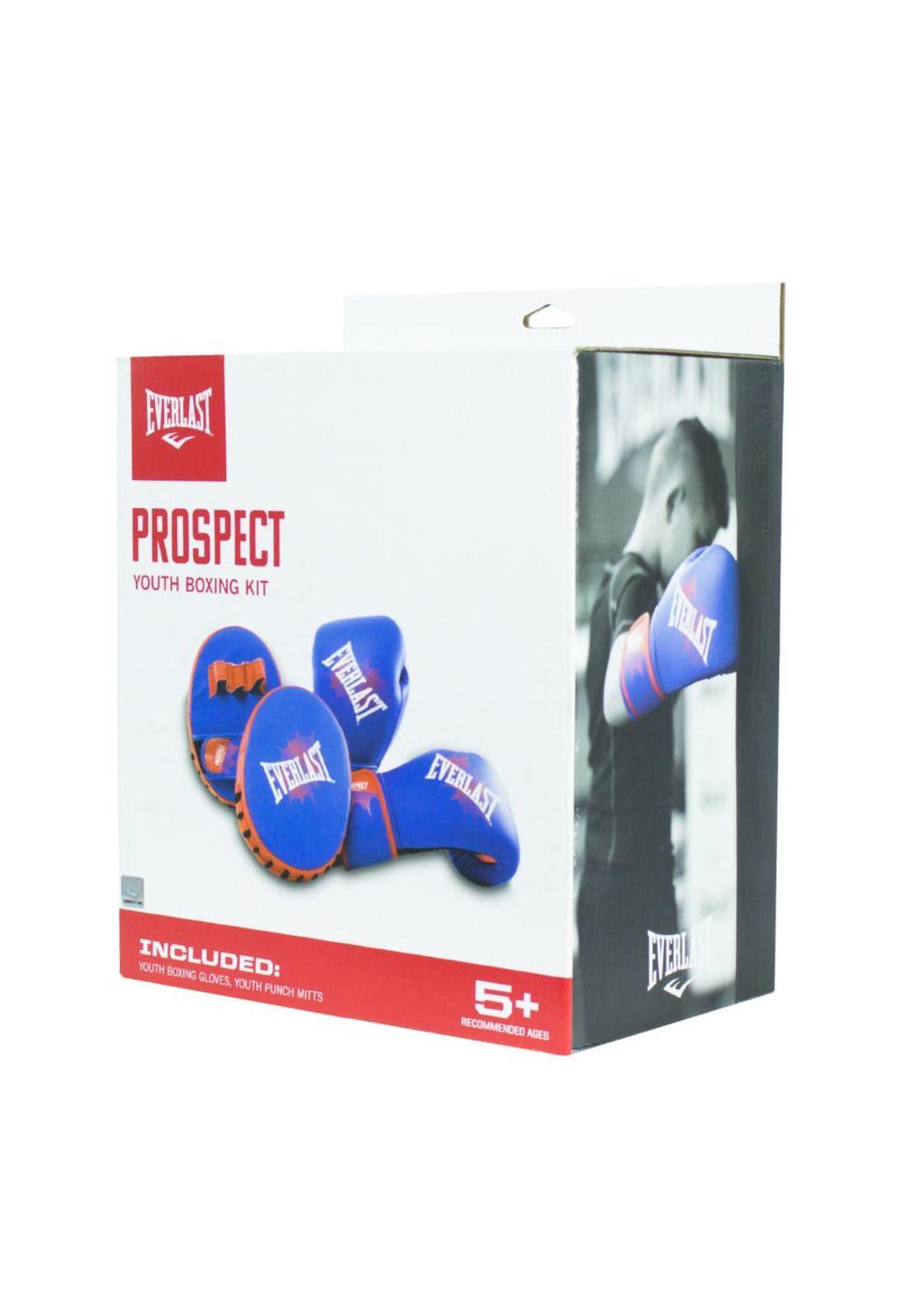 Pack Guante Box + Guante Foco Prospect Kids 8 Oz Azul/Rojo-5