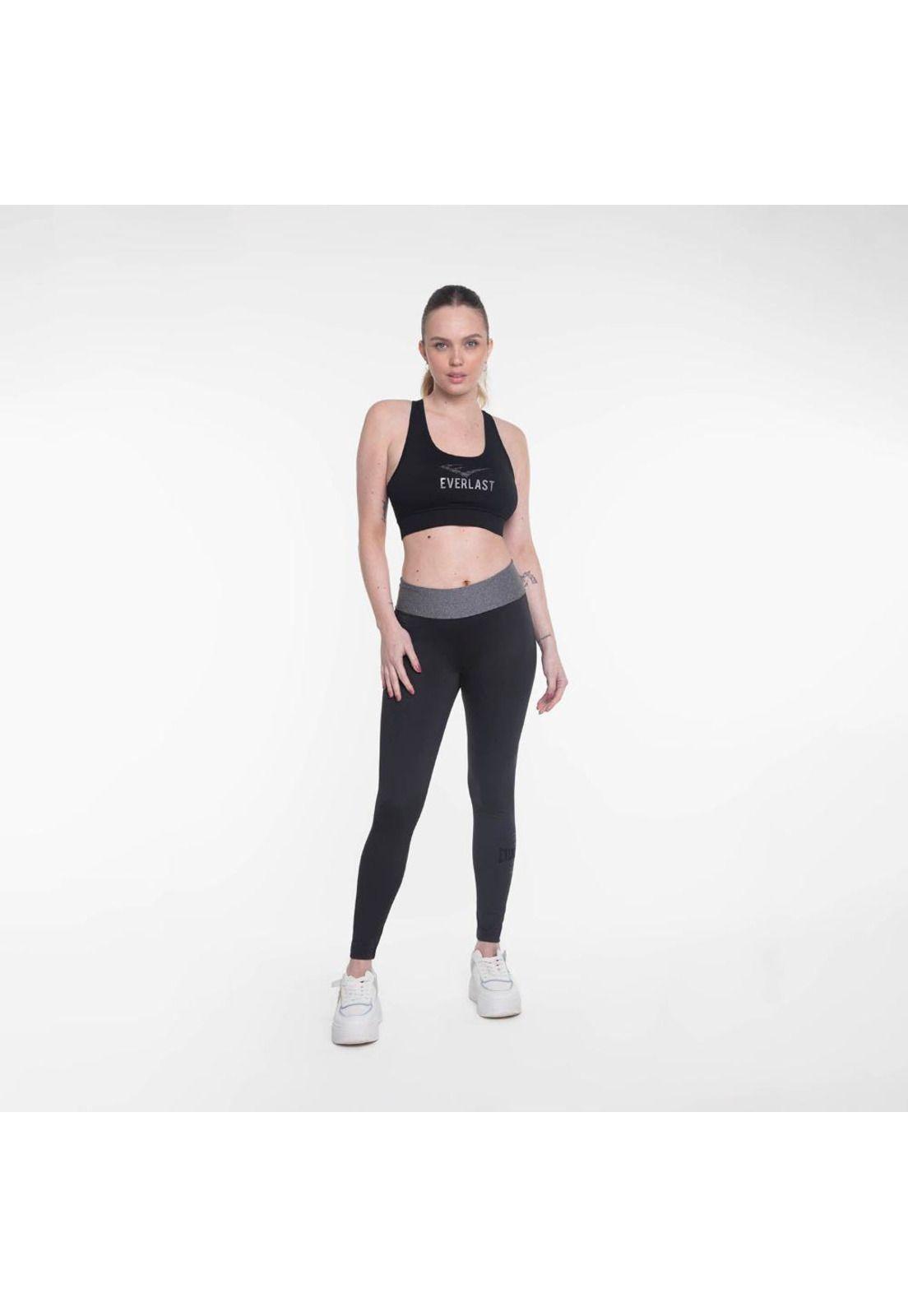 Legging Long Band Basic Two Negro Everlast-5