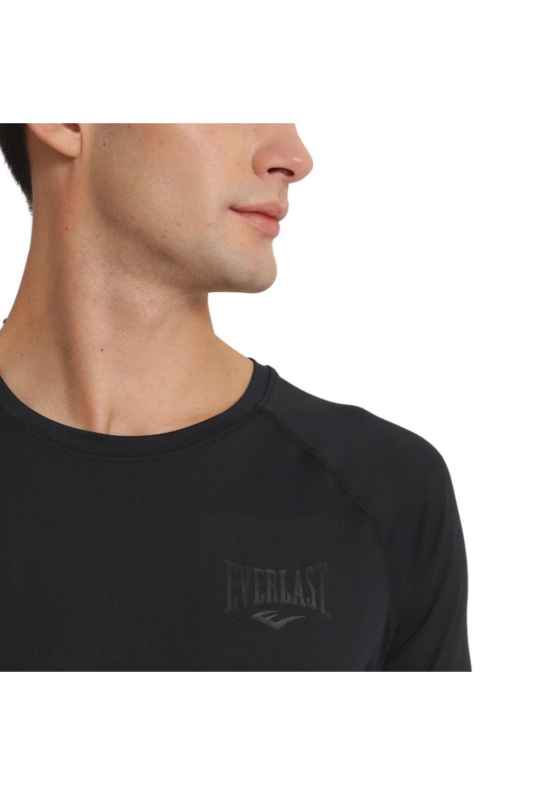 Polera de Compresión Manga Corta Negro Everlast-2
